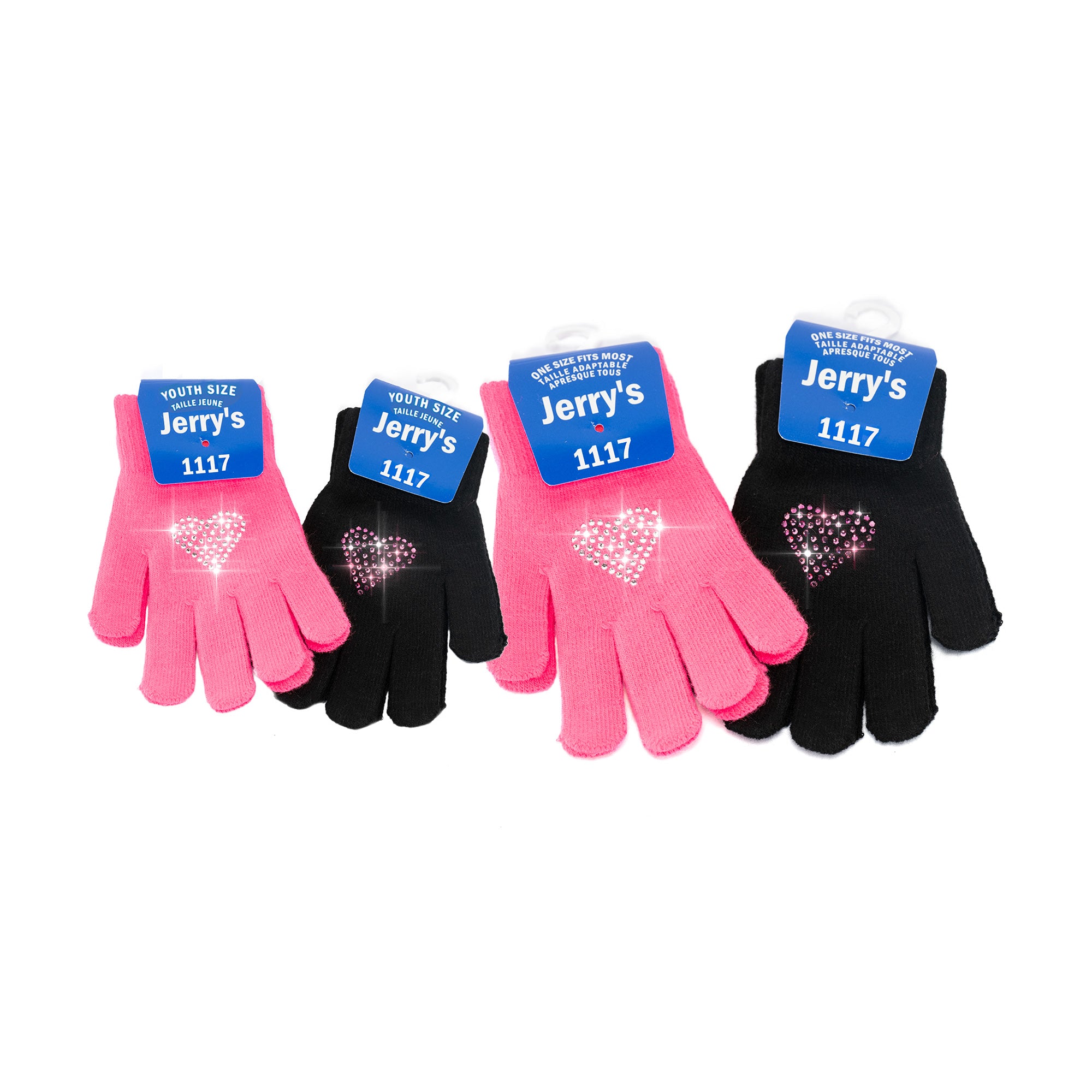 JR1117 Crystal Heart Mini Gloves