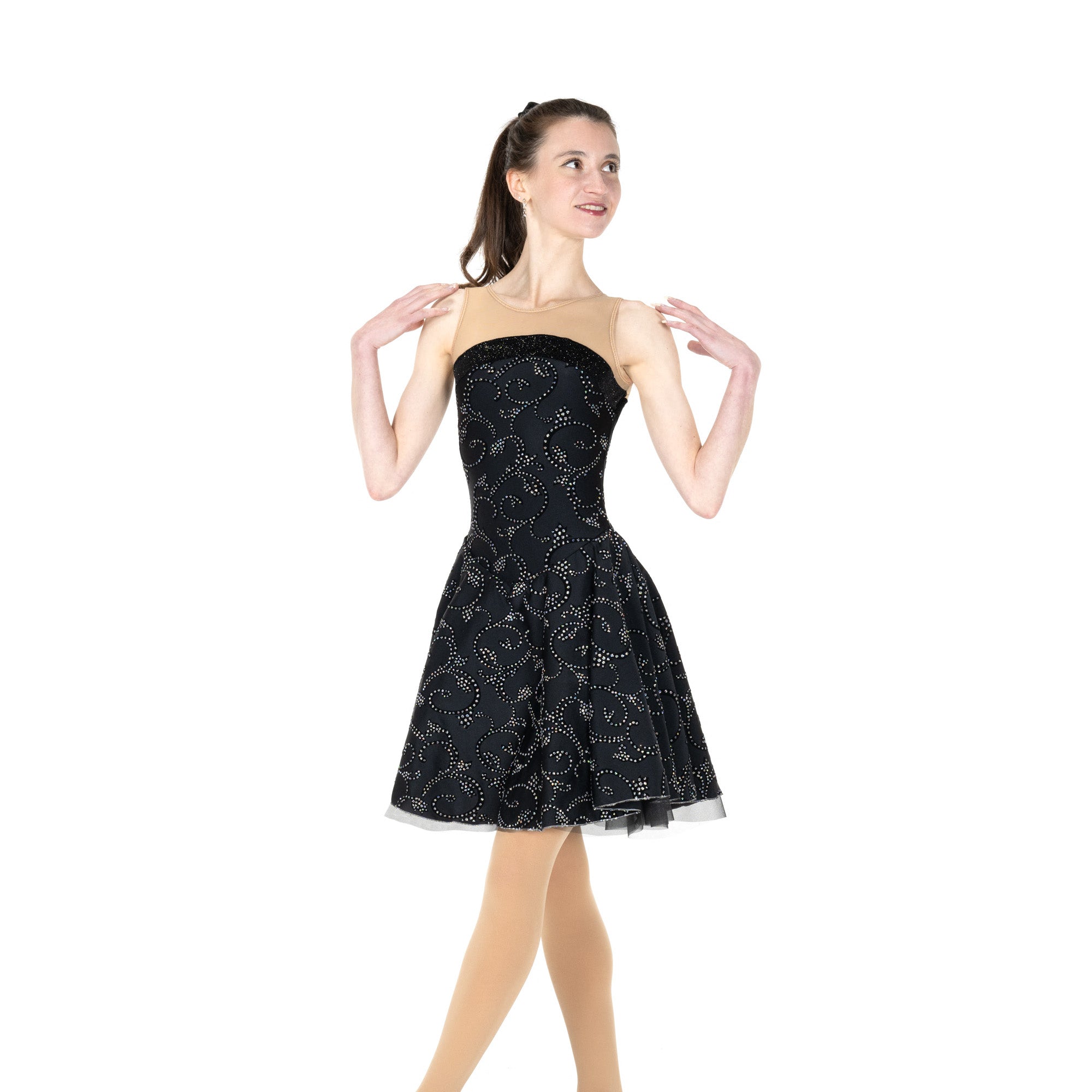 Robe de danse swing Swishy JR120-B noire