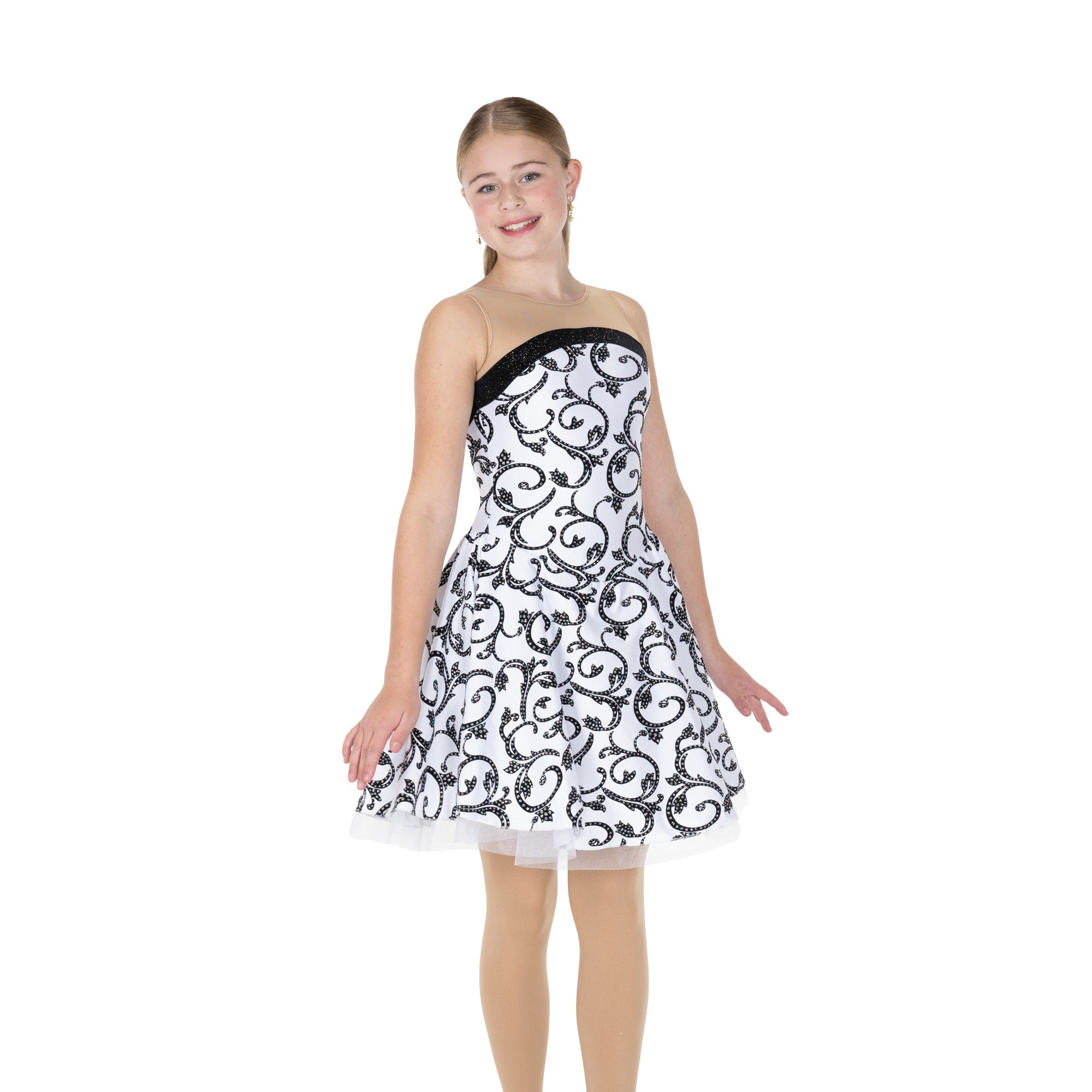 Robe de danse swing blanche JR120-W Swishy