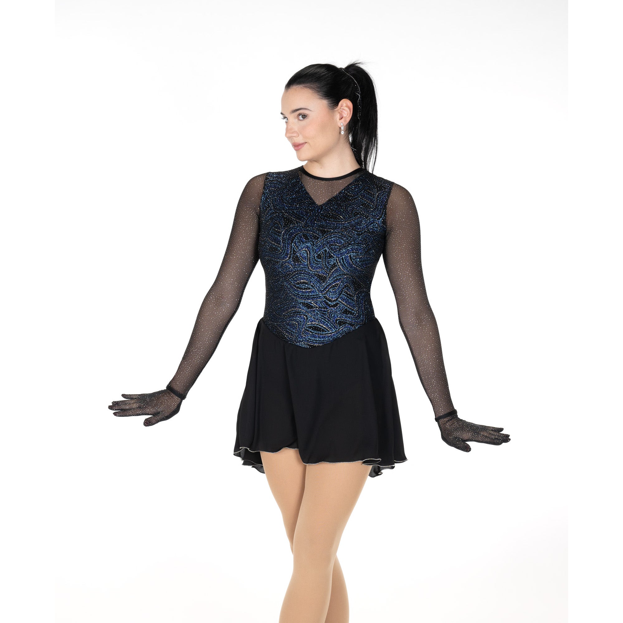 JR235 Confident Figure Skating Dress