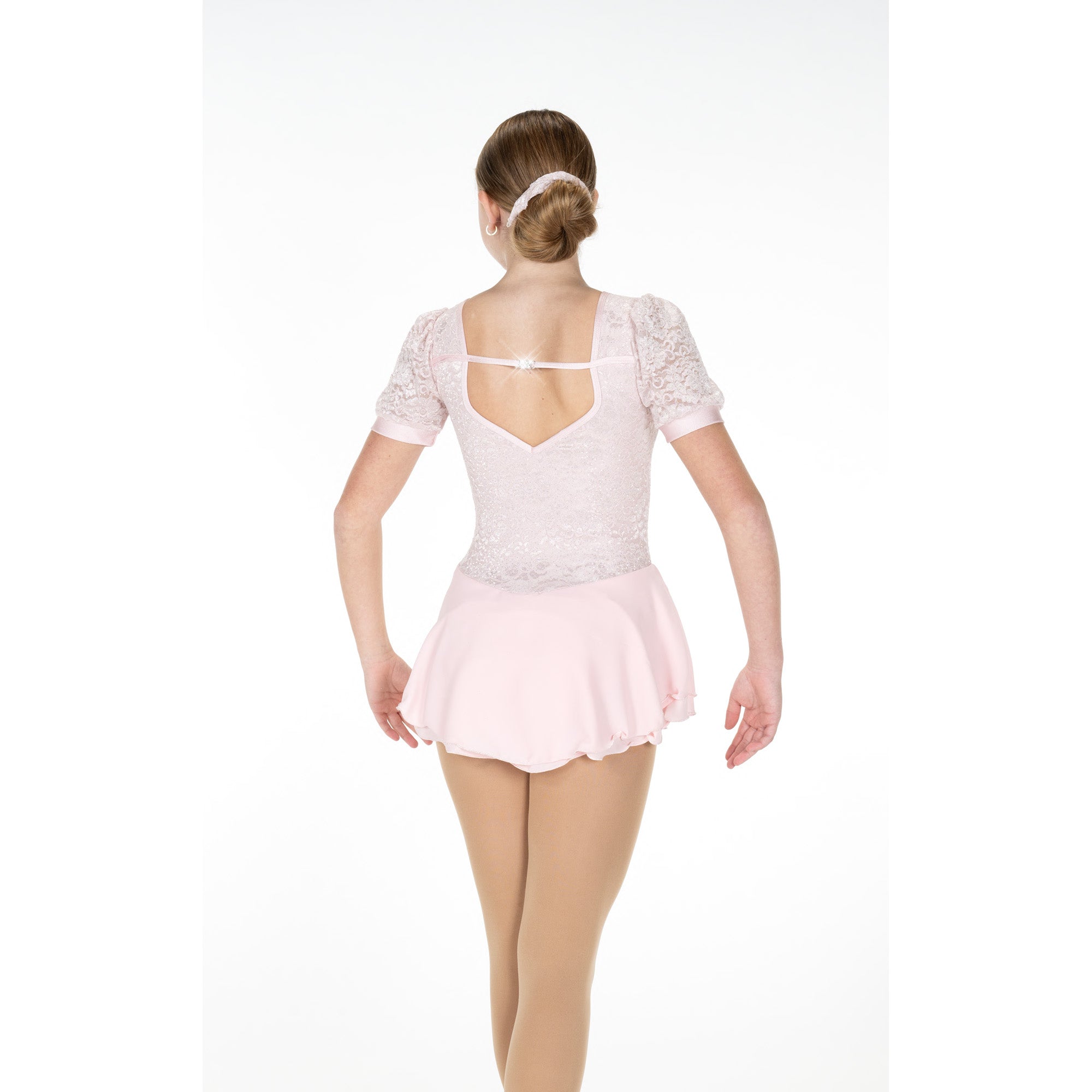 JR251-PP Charmella Figure Skating Dress Pearl Pink
