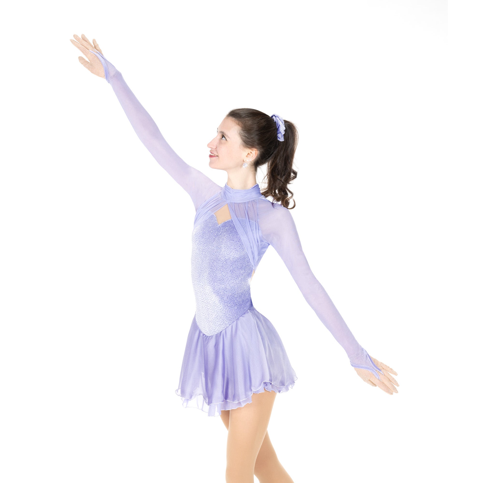Robe de patinage artistique JR255 Luminous Lilacs