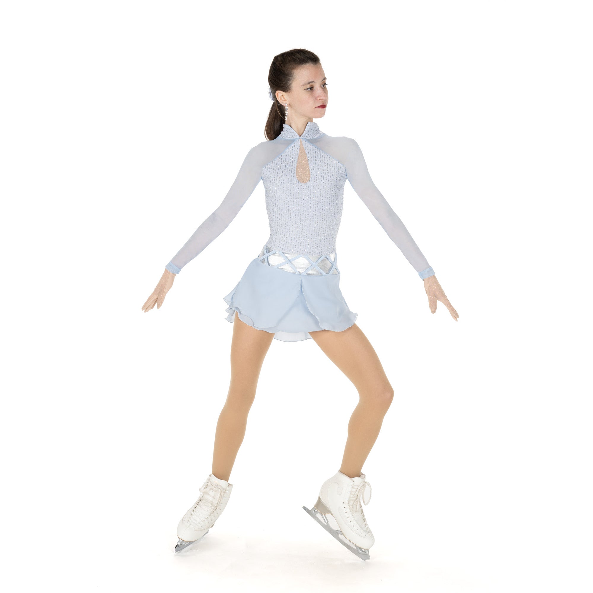 JR261 Ice Drizzle Figure Skating Dress