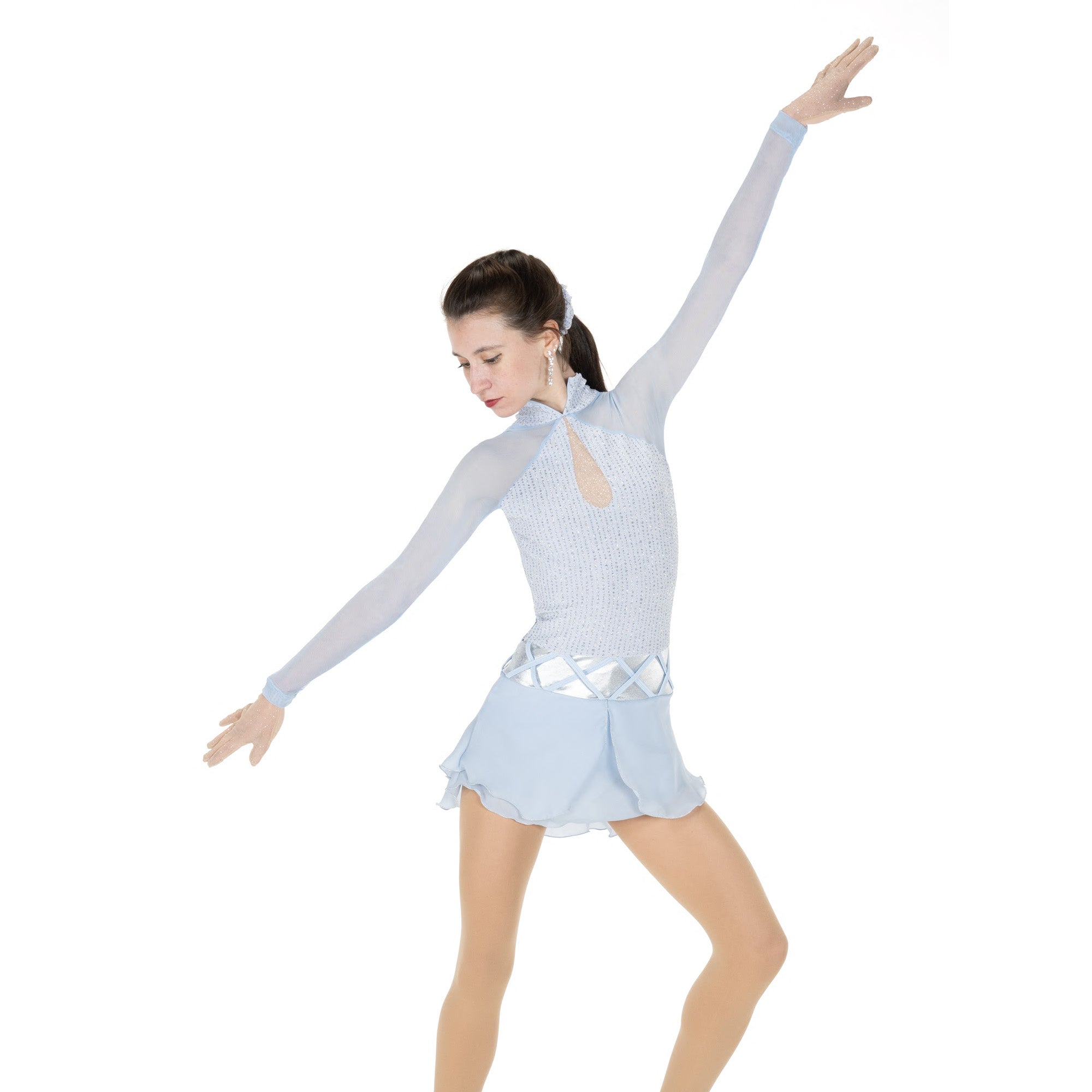 JR261 Ice Drizzle Figure Skating Dress