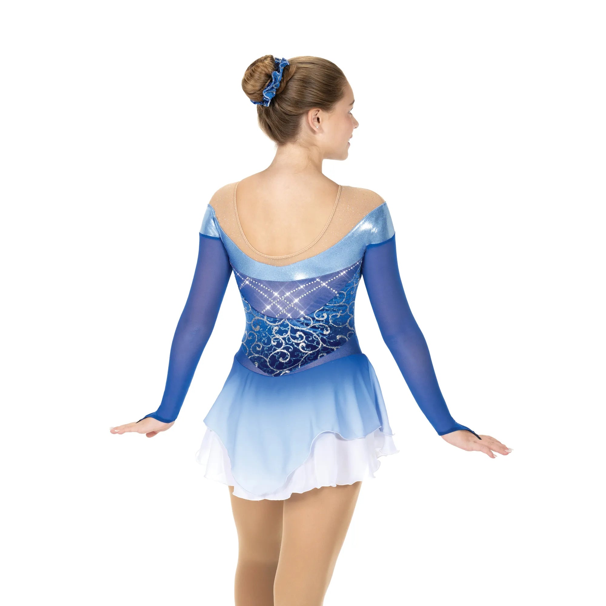 JR276-BI Ice Flow Dress Blue Ice