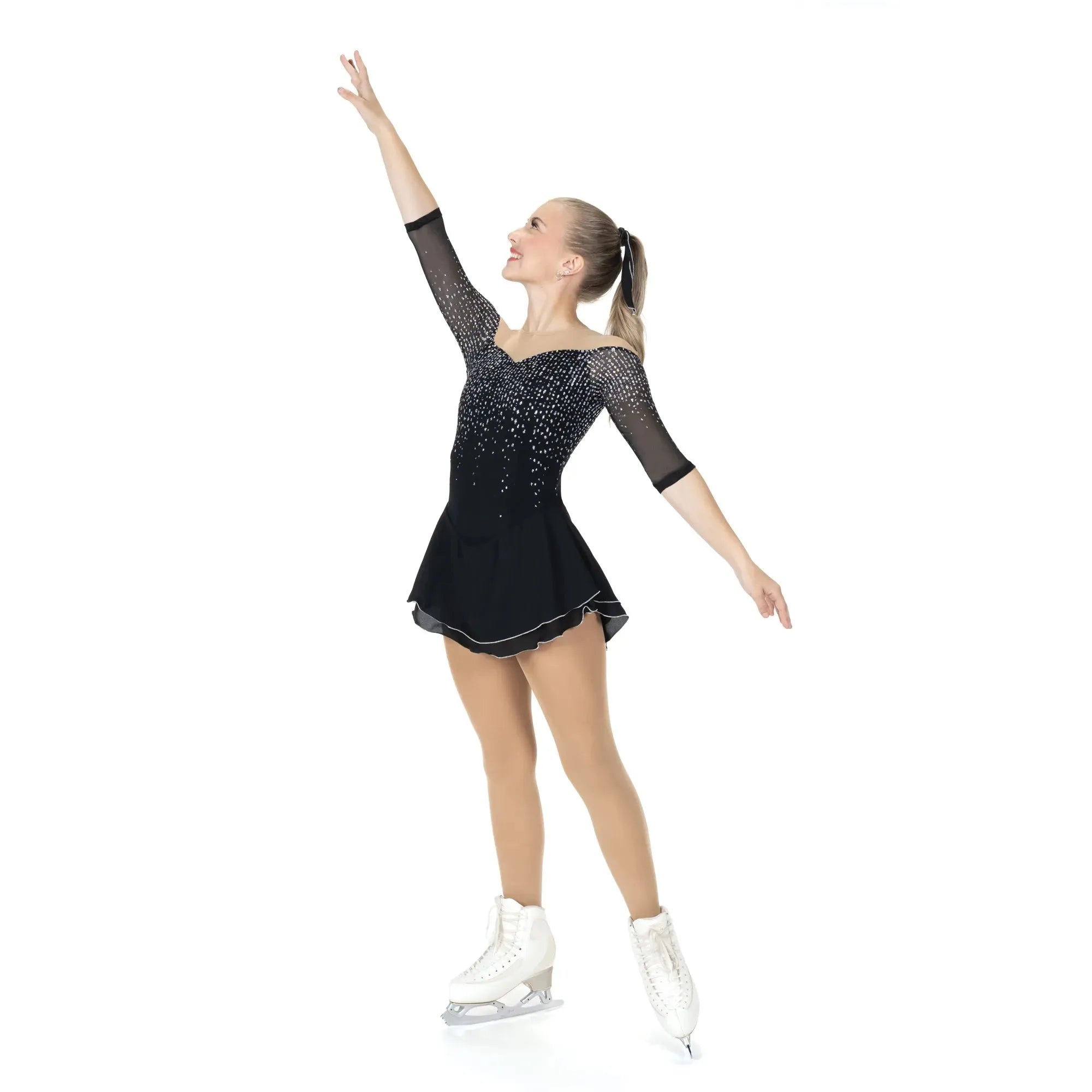JR534-BI Freezing Rain Dress Black Ice