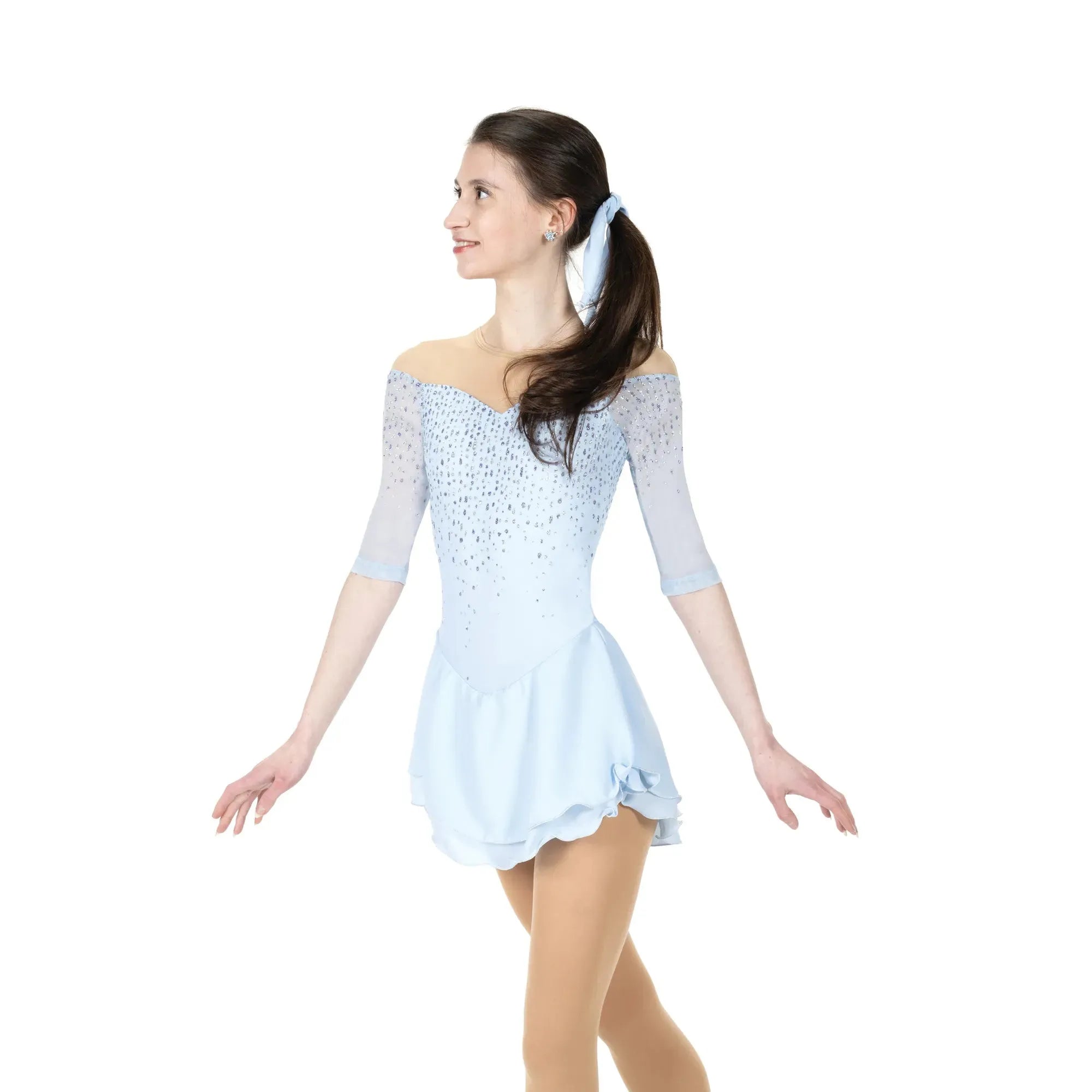 JR534-IB Freezing Rain Dress Ice Blue