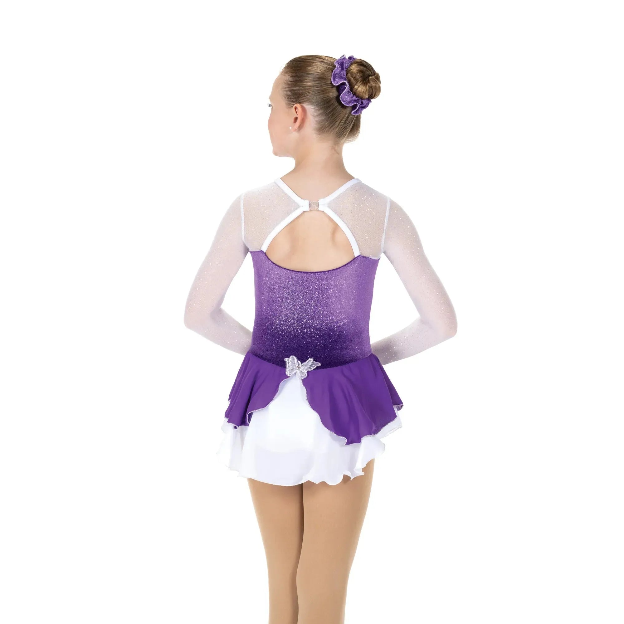 JR636-PU Flutter & Fly Dress Purple