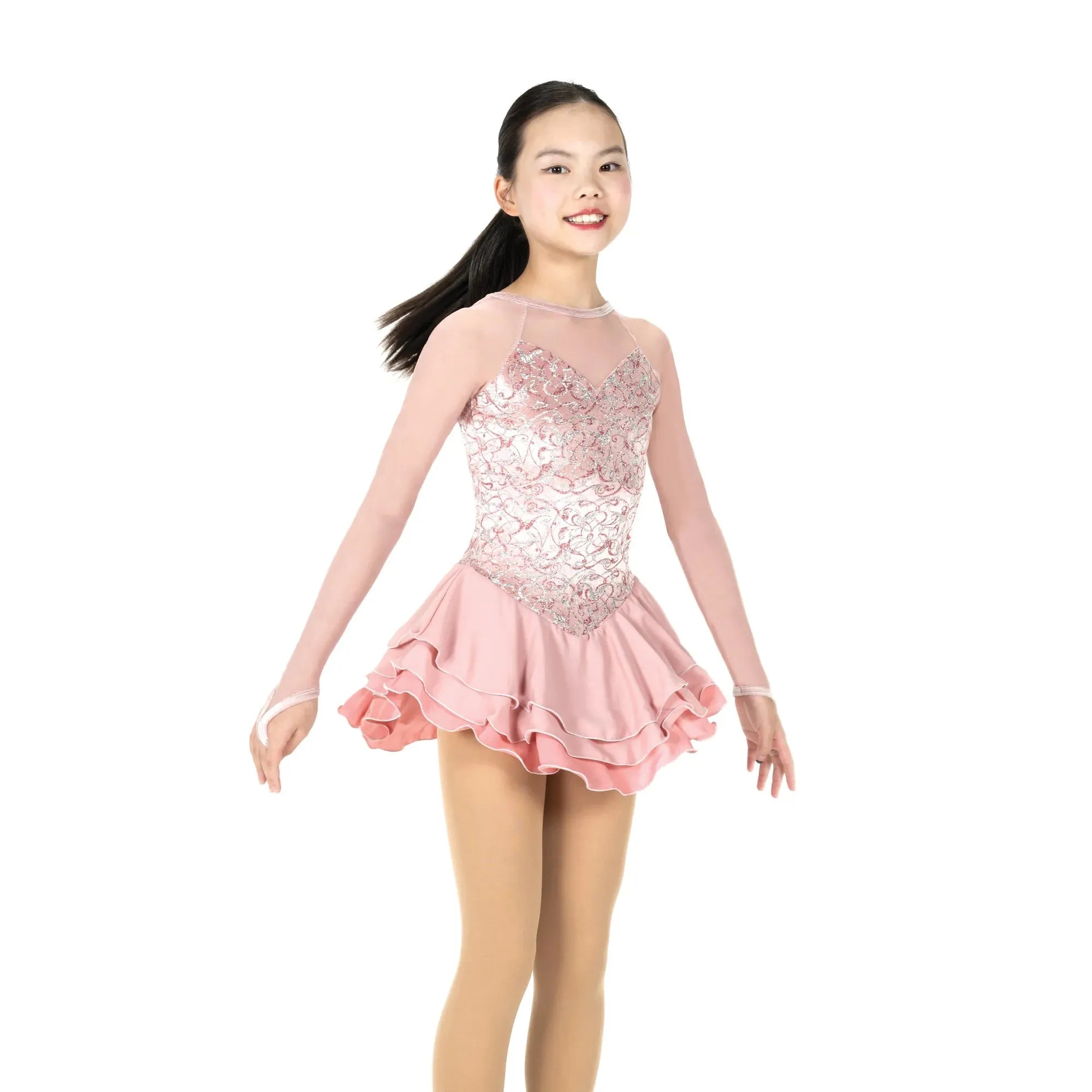 JR637-BL Classical Dress Blush