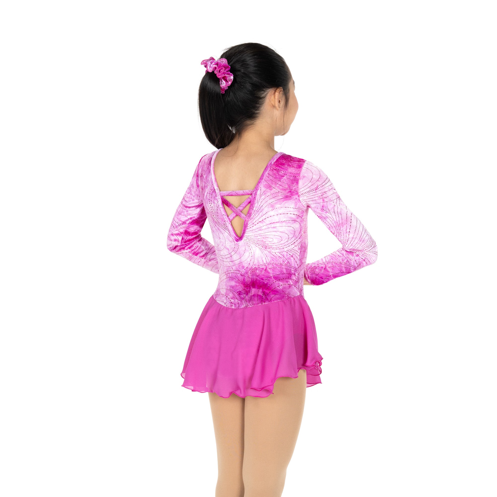 JR644-OR Possibilities Figure Skating Dress Orchid
