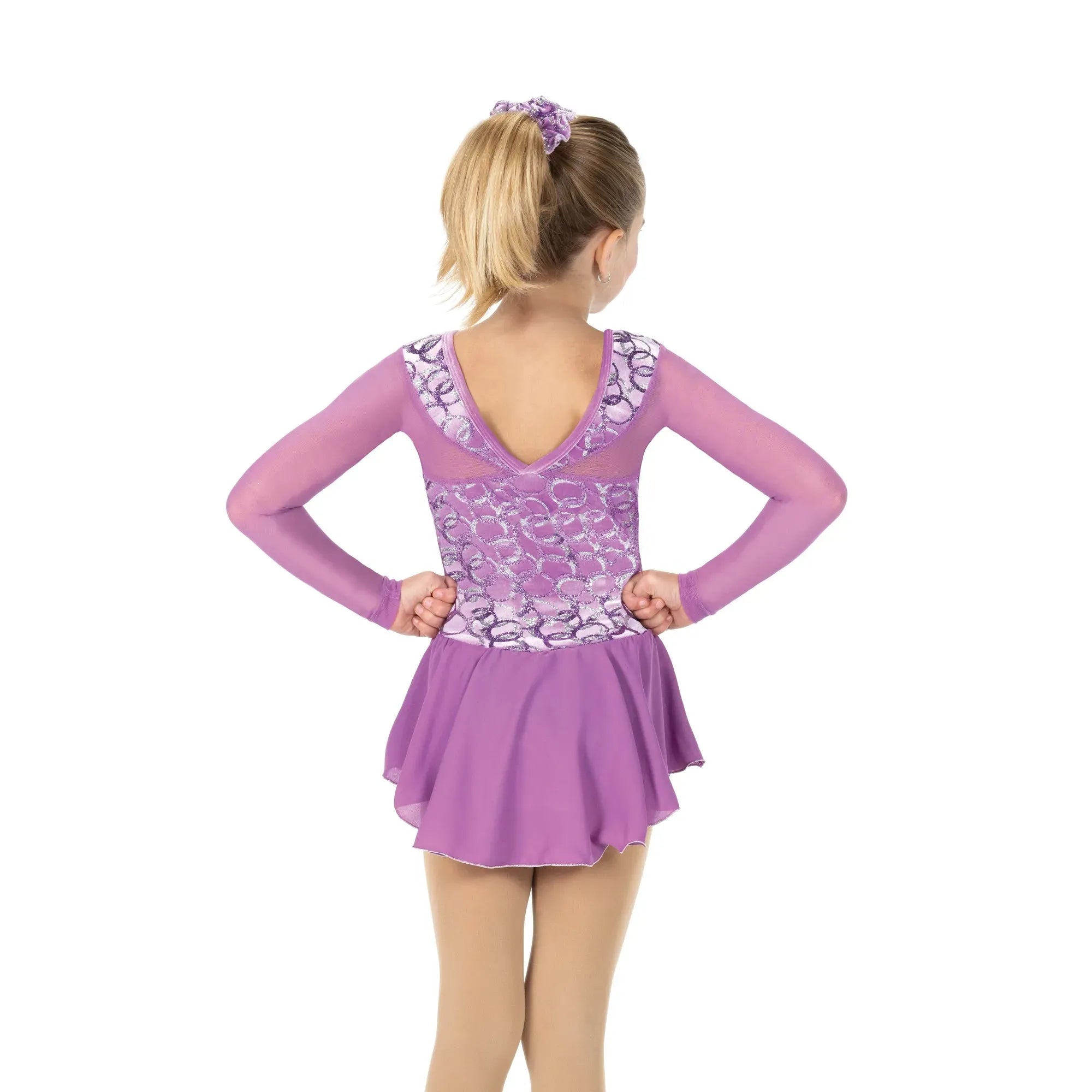 JR650-PP Rings of Bling Dress Purple Petal