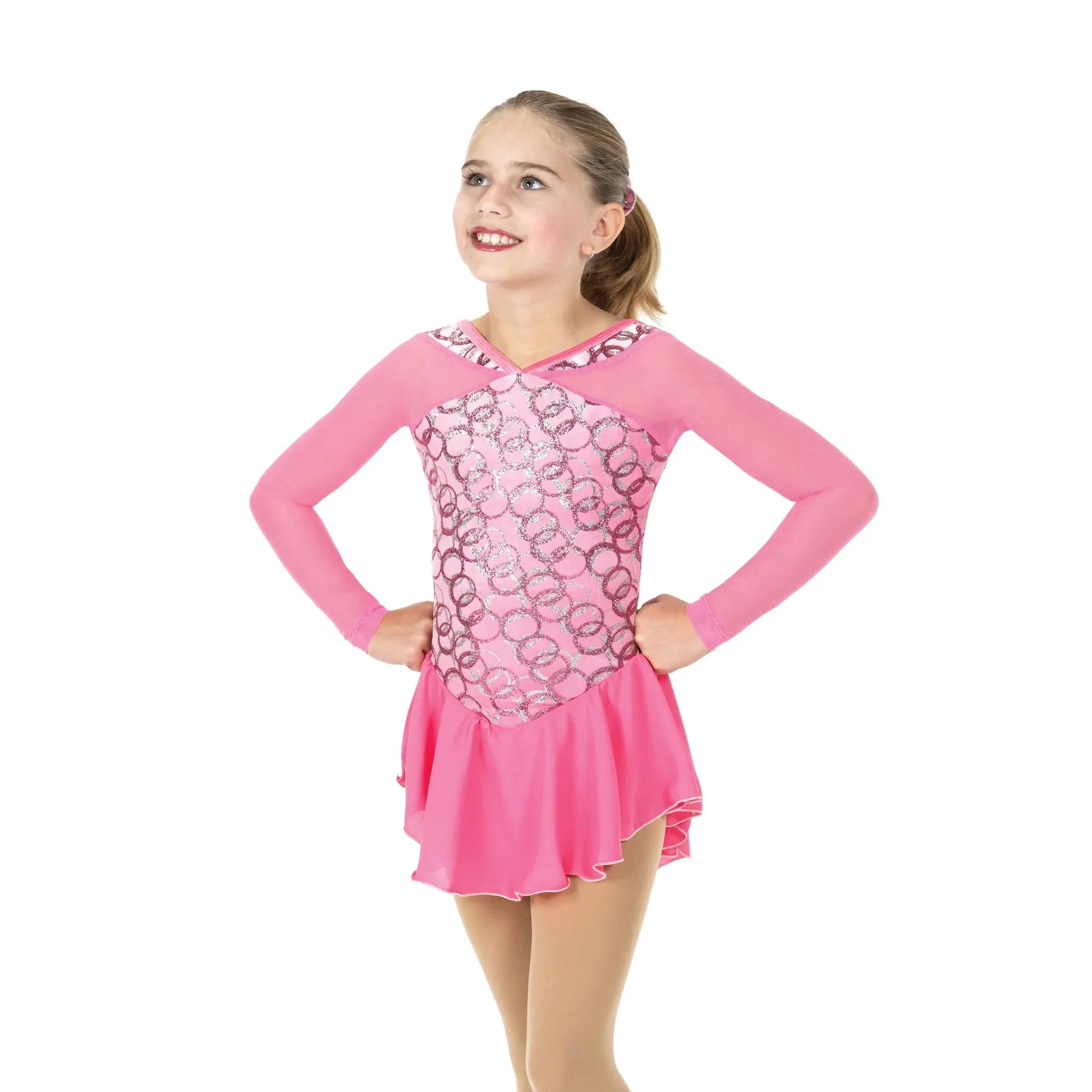 JR650-PK Rings of Bling Dress Pink
