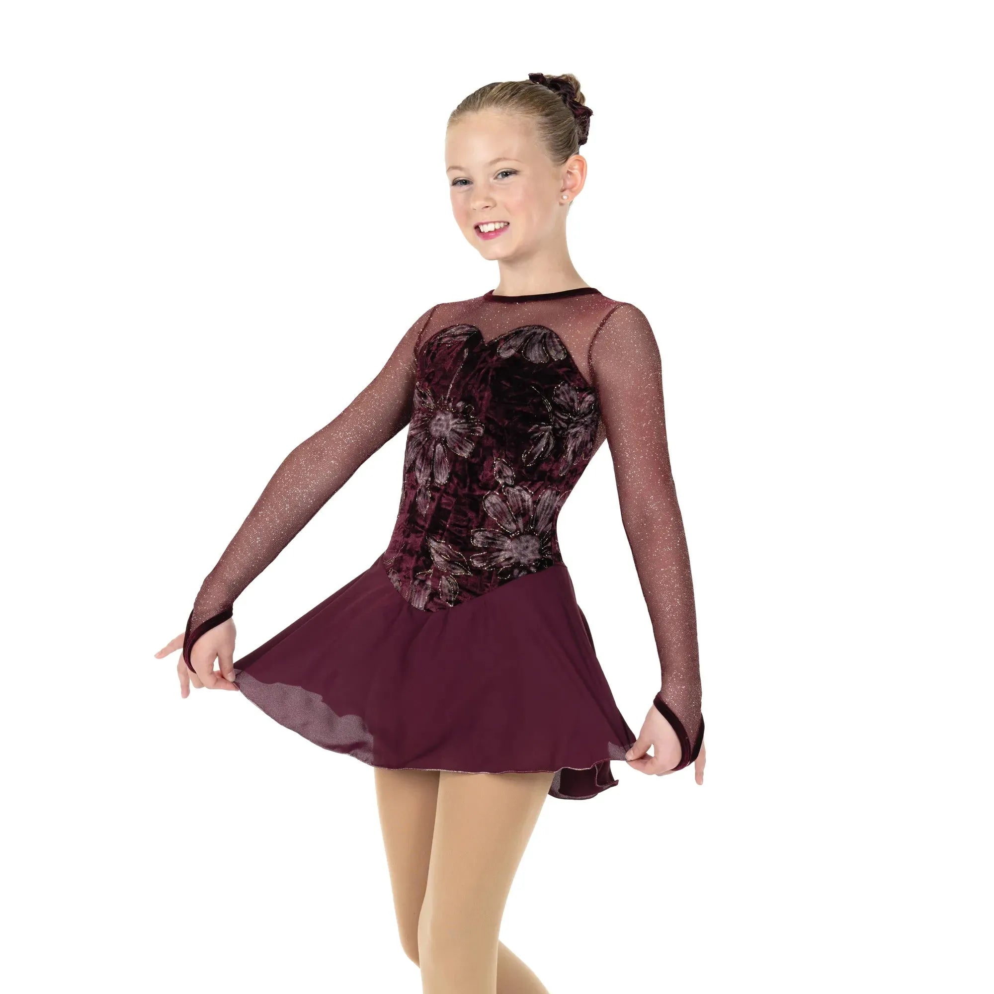 JR667 Bordeaux Cadeaux Dress