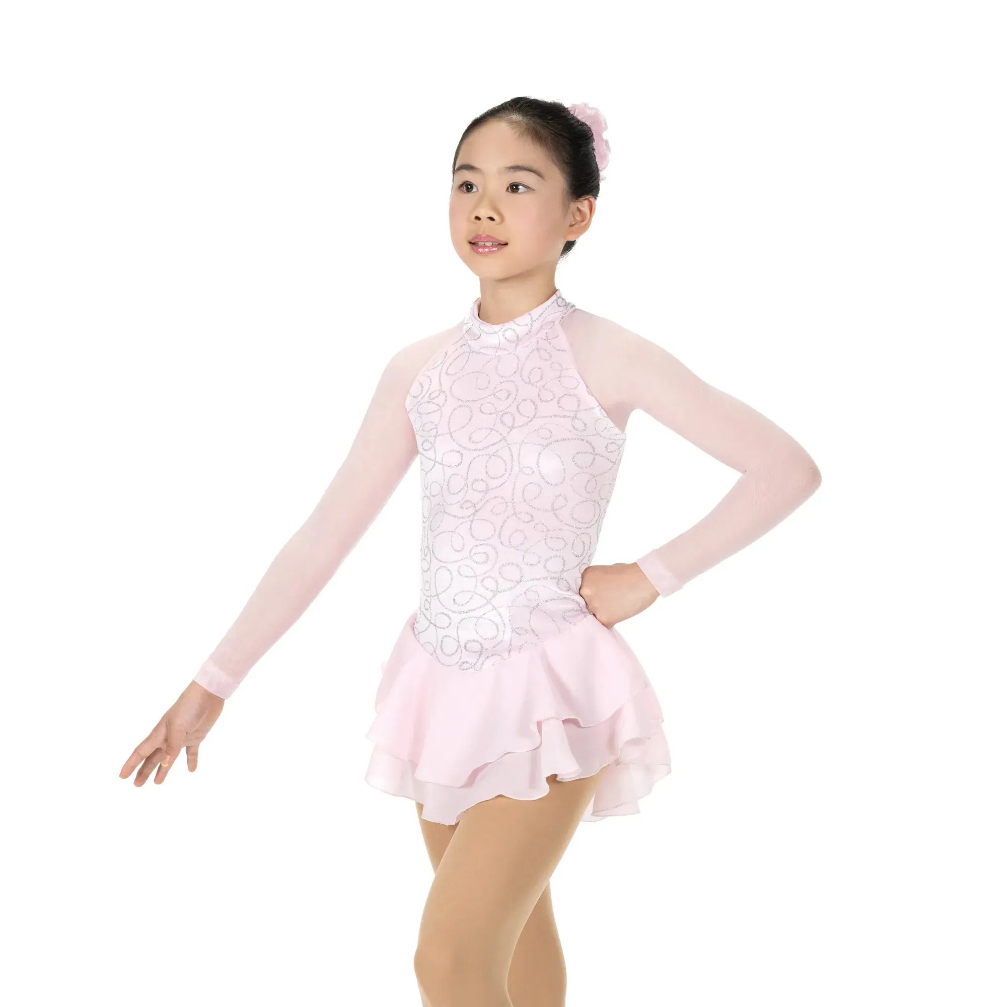 JR689-BP Double Loop Dress Ballet Pink