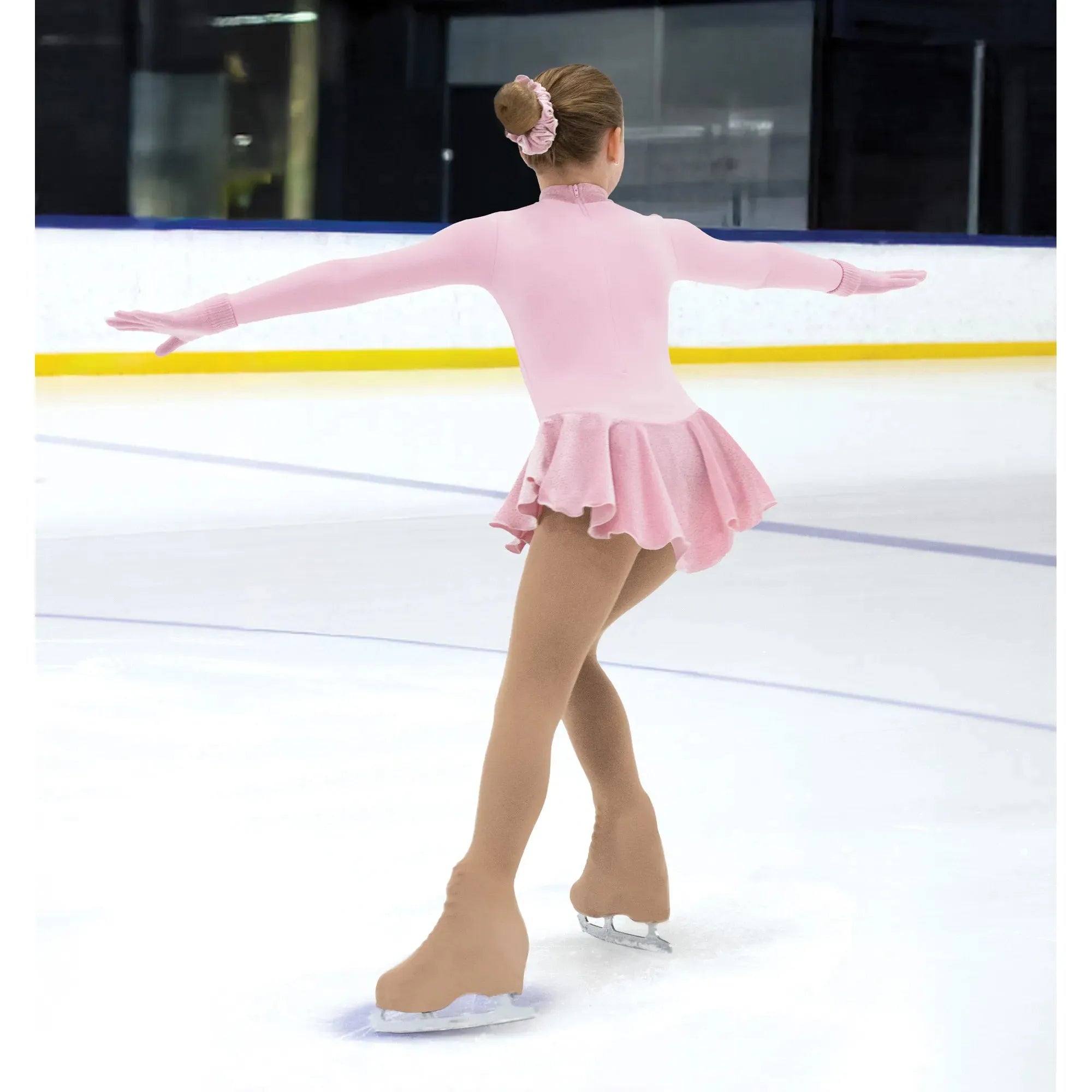 JR697-P Crystal Fleece Dress Pink