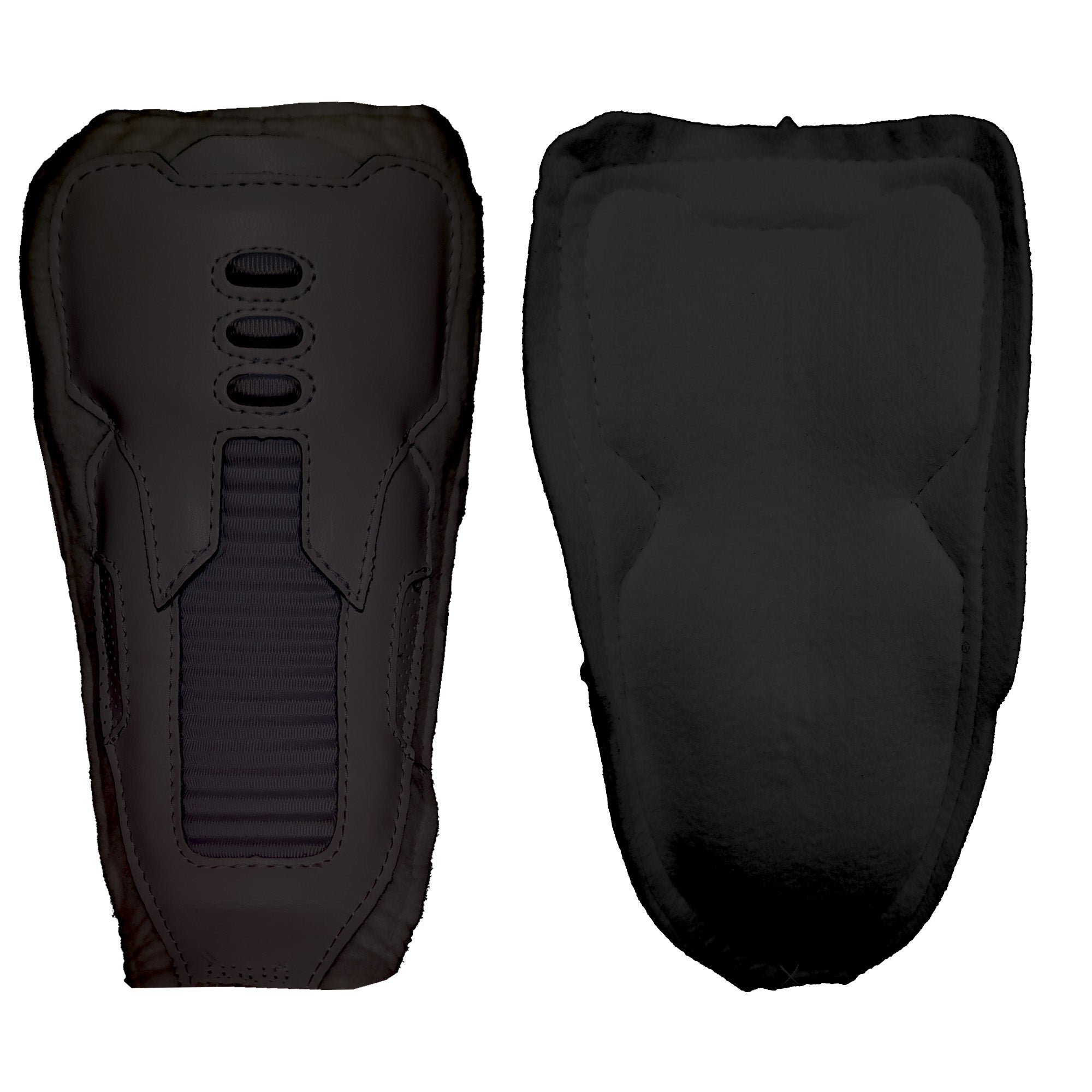 Removable tongue padding from Jackson Mens Synergy Ignite PBX Figure Skate Boot showing dual-layer construction for comfort.