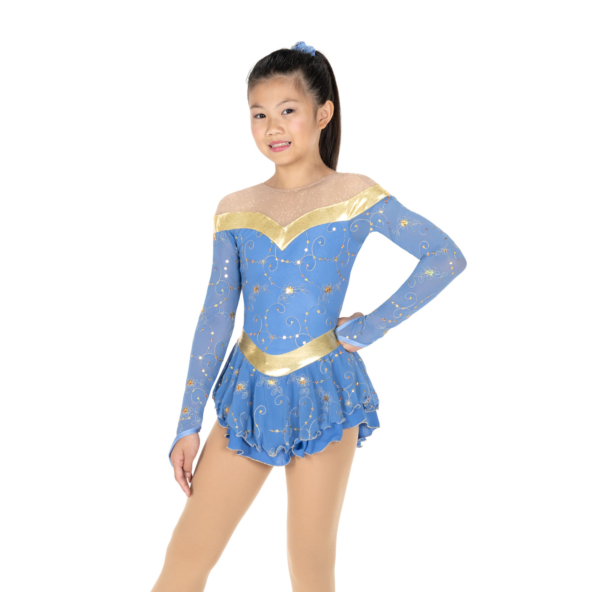 JR701 Cinderella Figure Skating Dress
