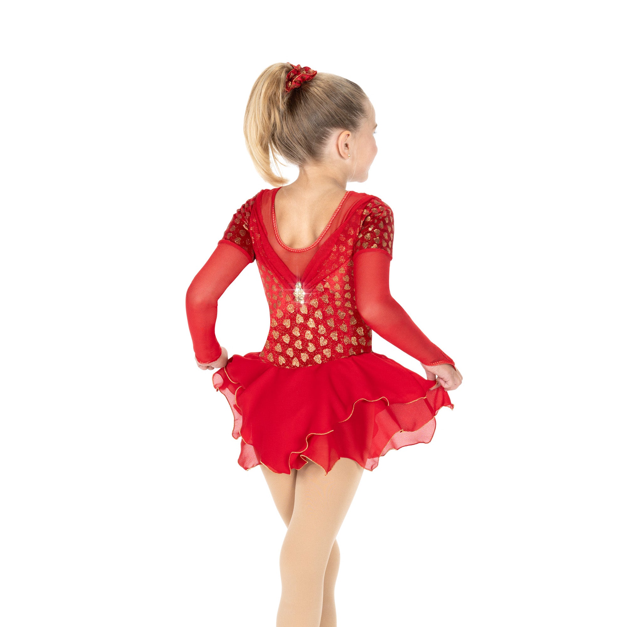JR712 Scarlet Starlet Figure Skating Dress