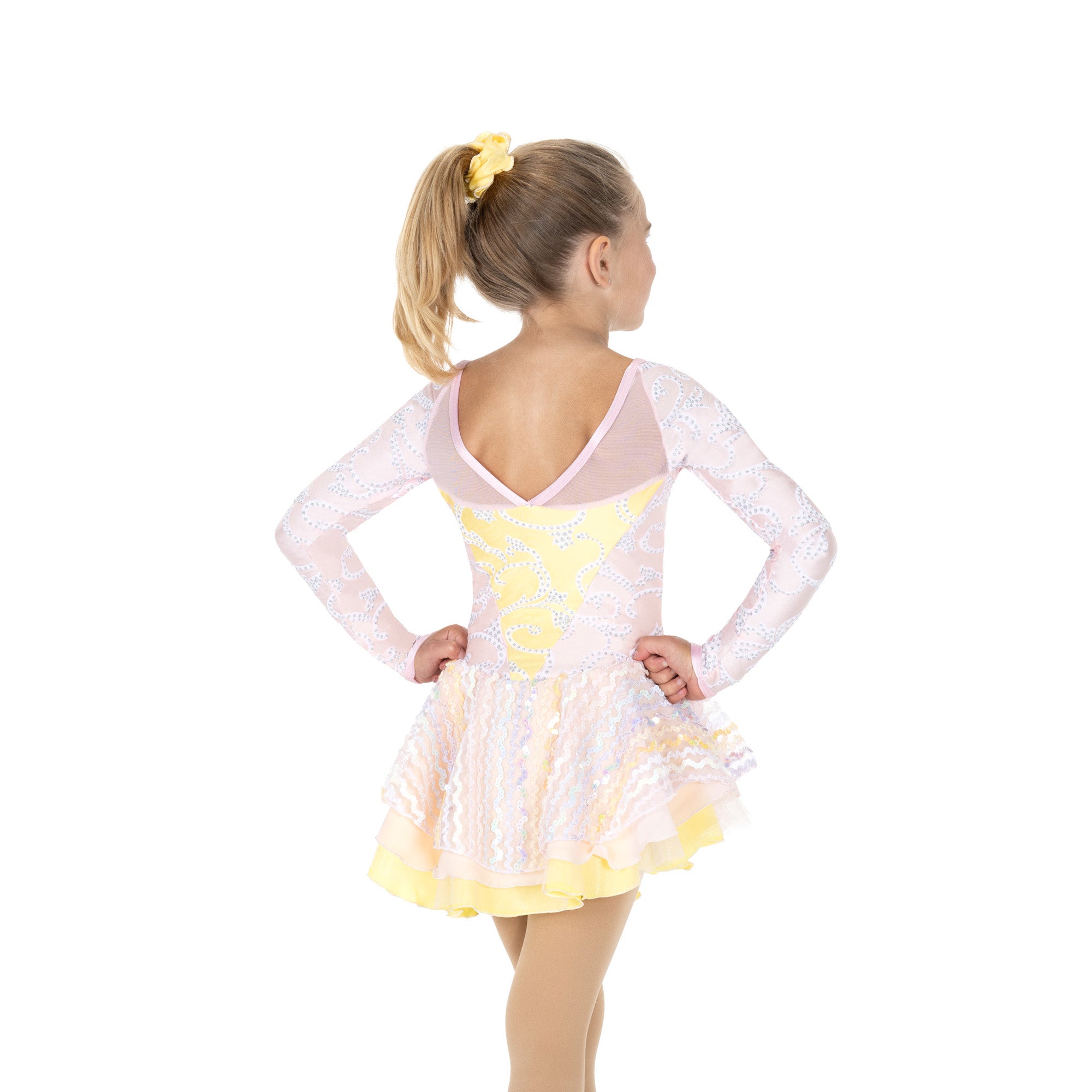 JR715 Confetti Figure Skating Dress