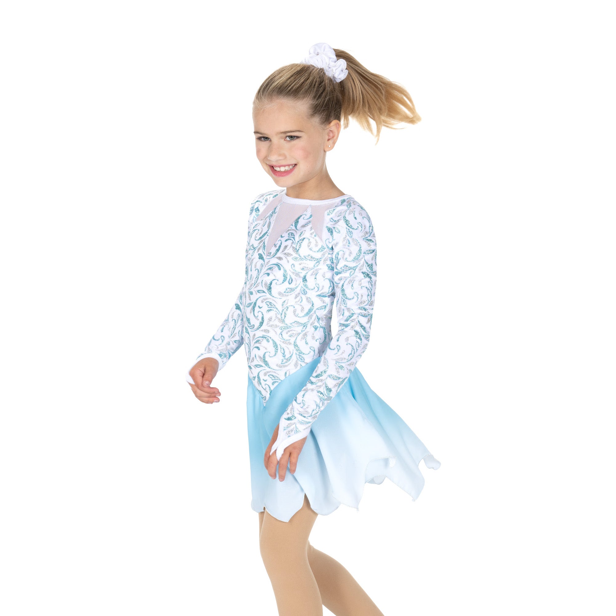 Robe de patinage artistique Melting Snow JR723