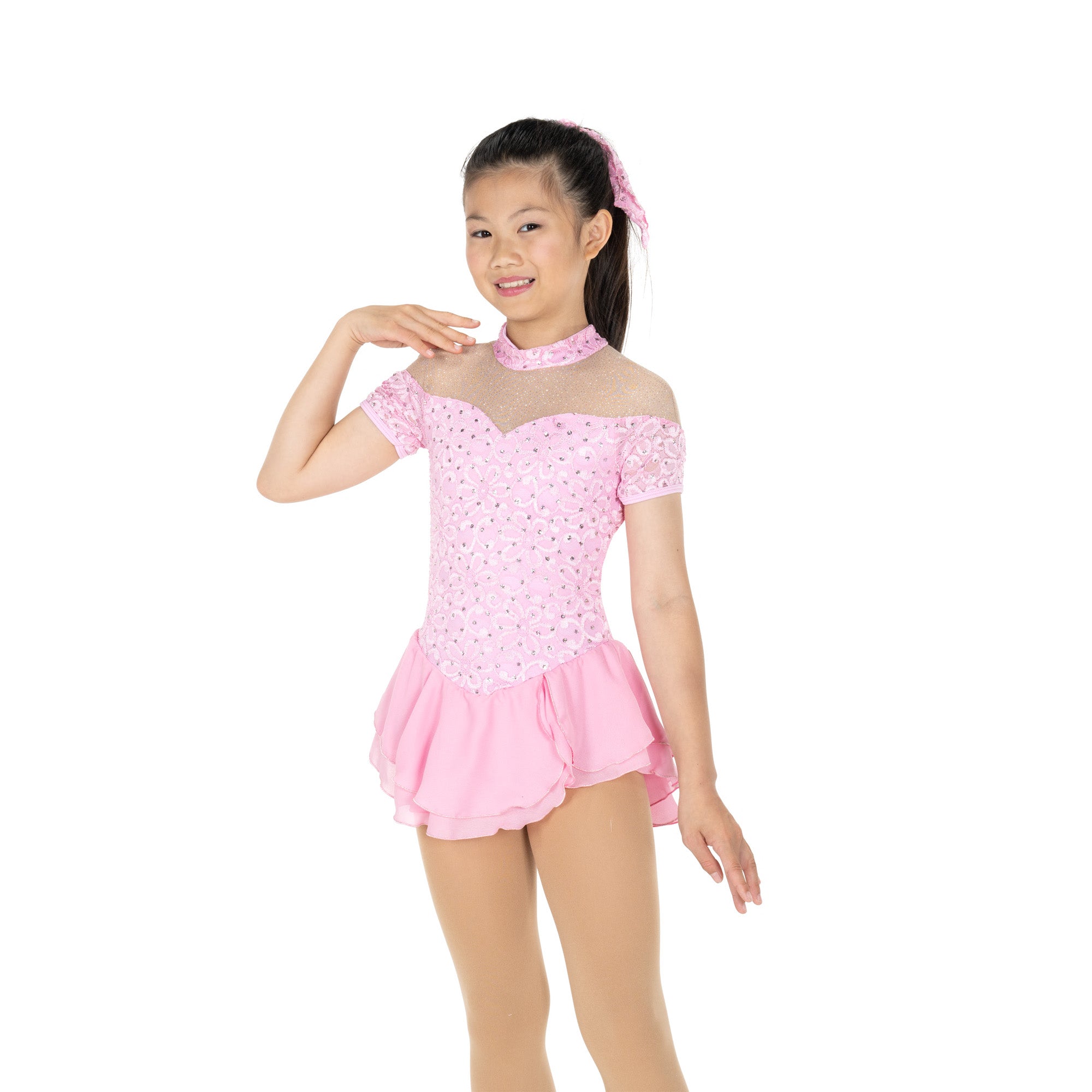 Robe de patinage artistique JR725 Hearts & Lace