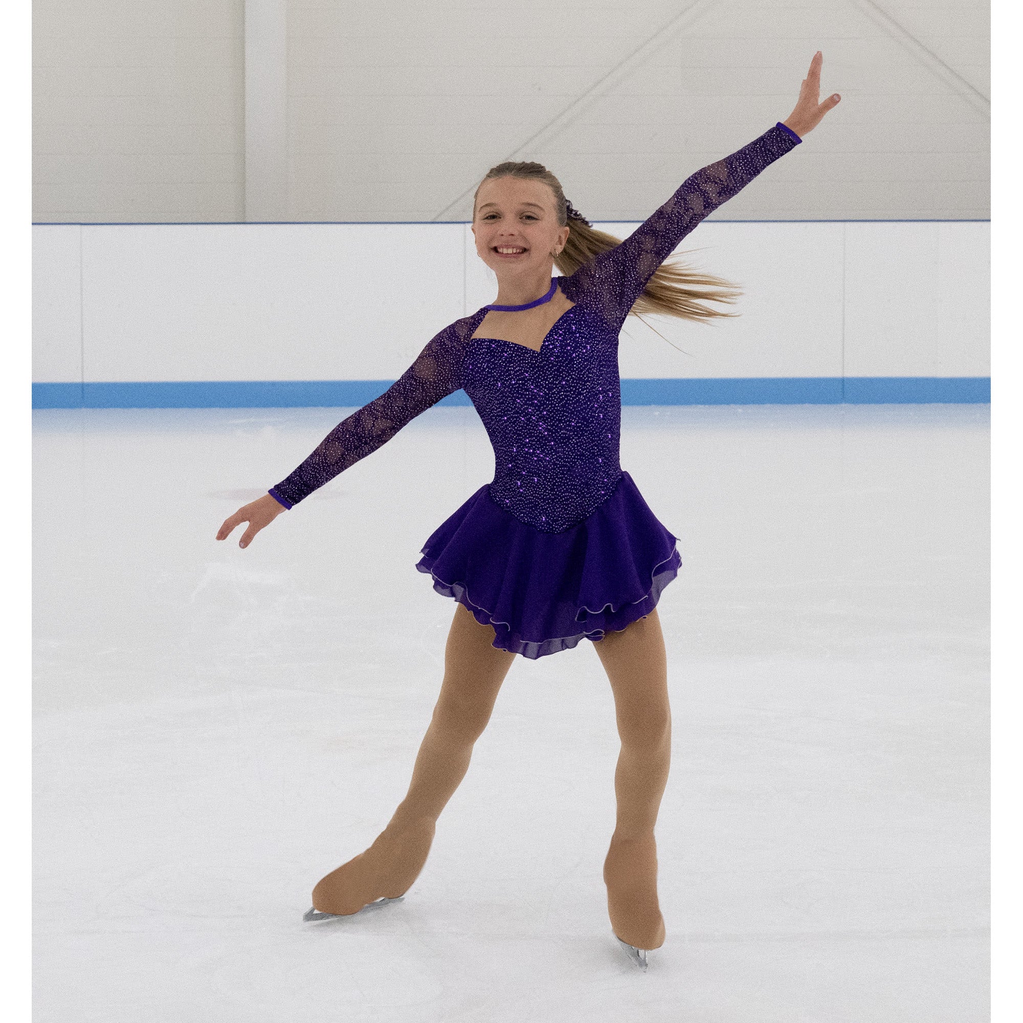 JR730 Sequin Empress Figure Skating Dress