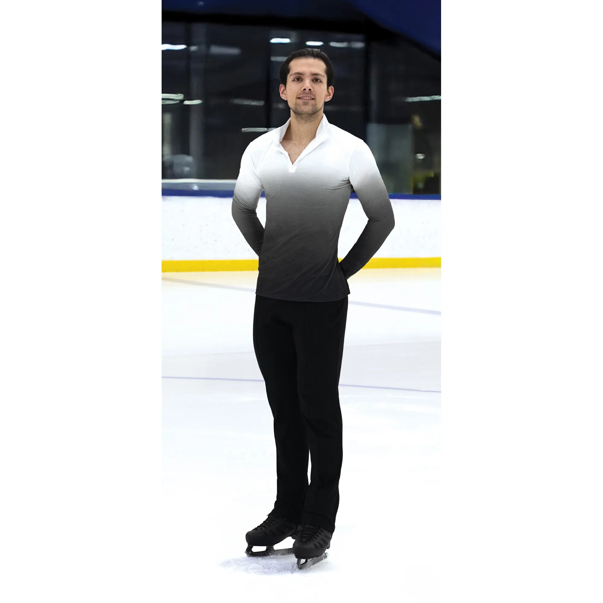 JR838-WT Mens Fade Shirt - White