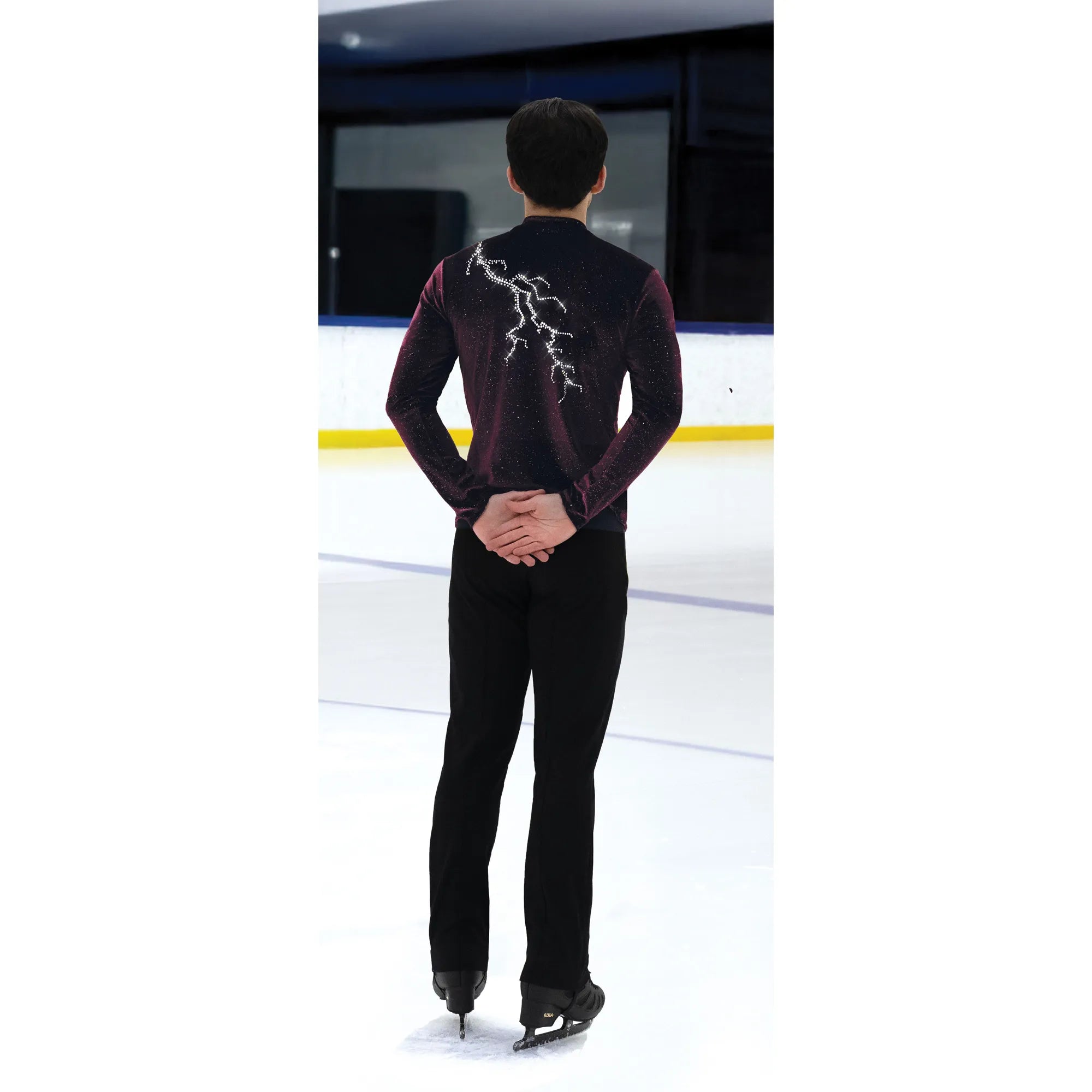 JR844-TW Mens & Boys Lightning Strike Top Thunder Wine