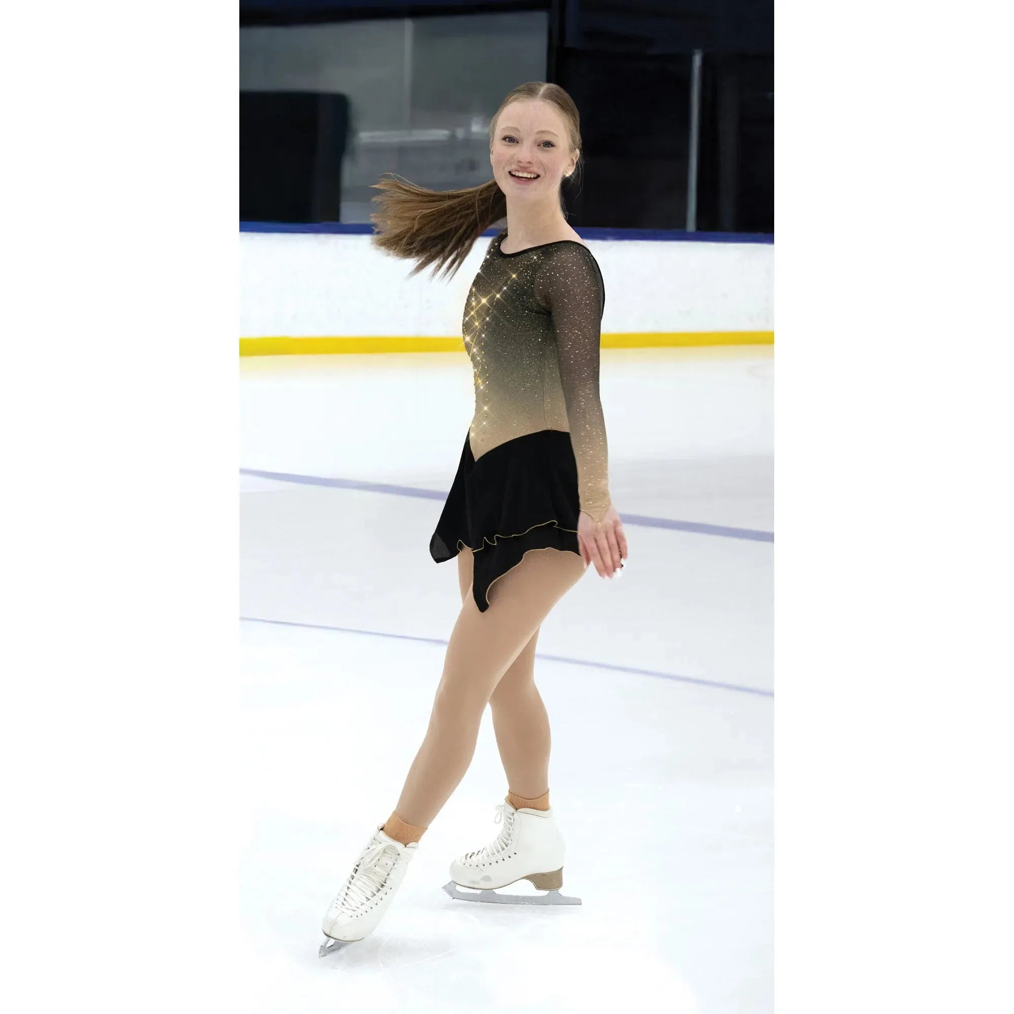 AA003 Golden Shadows Dress