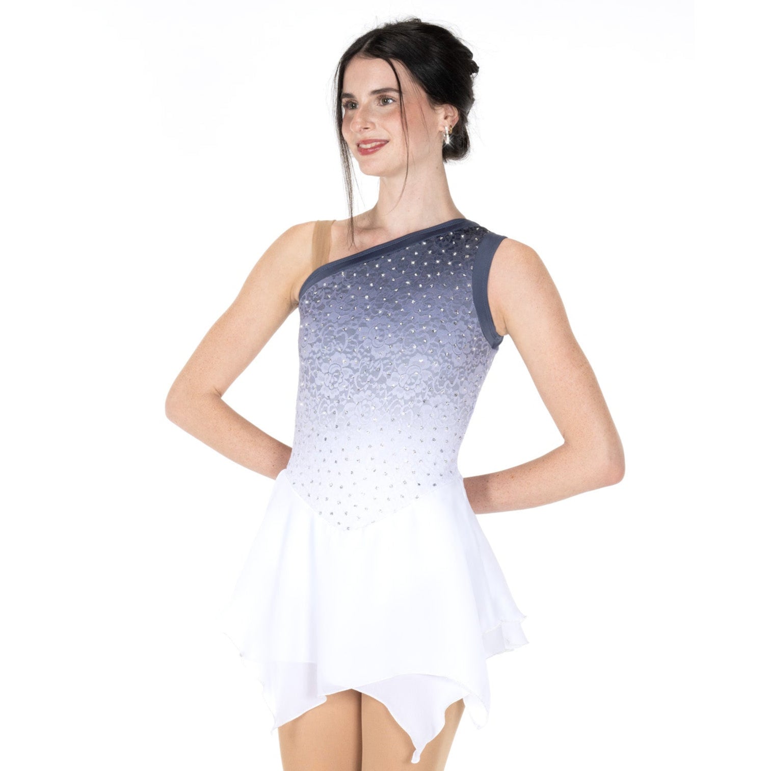 AA010 Stormy Shadows Figure Skate Dress