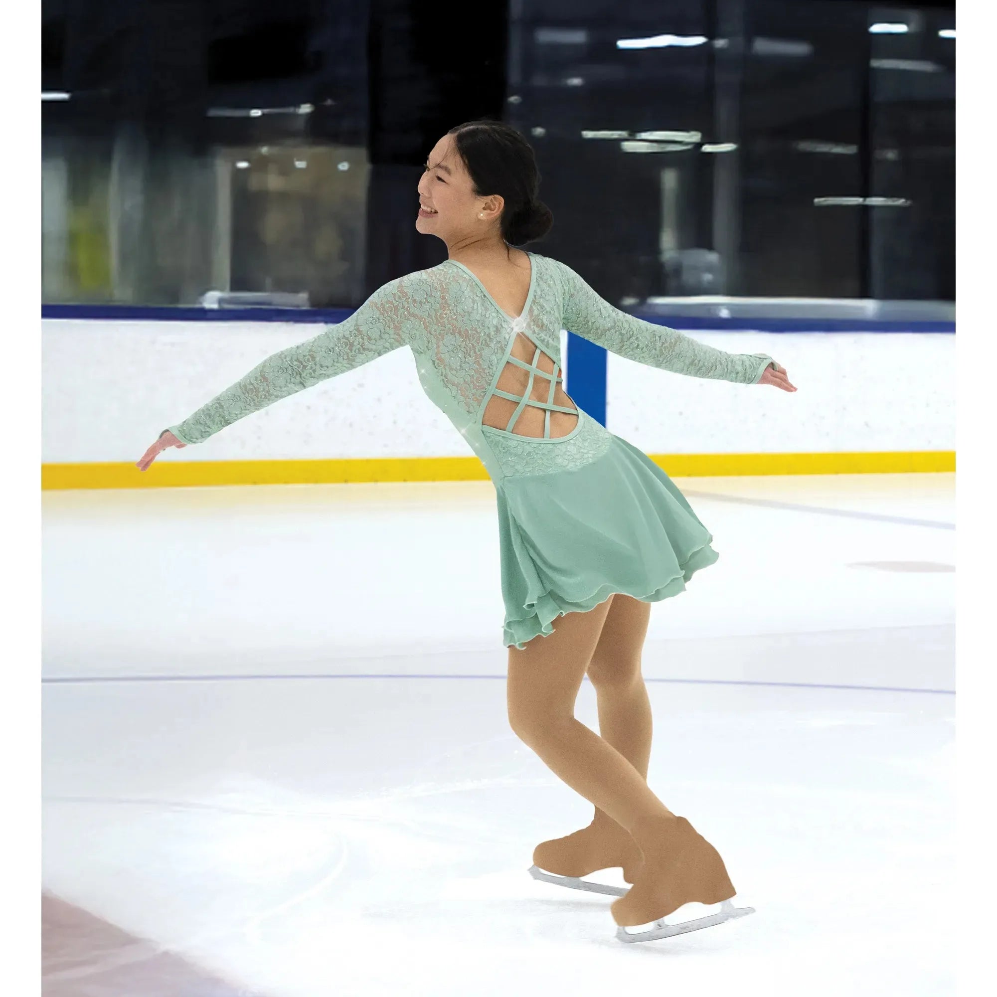AA051-GG For Good Dress - Green Goodness