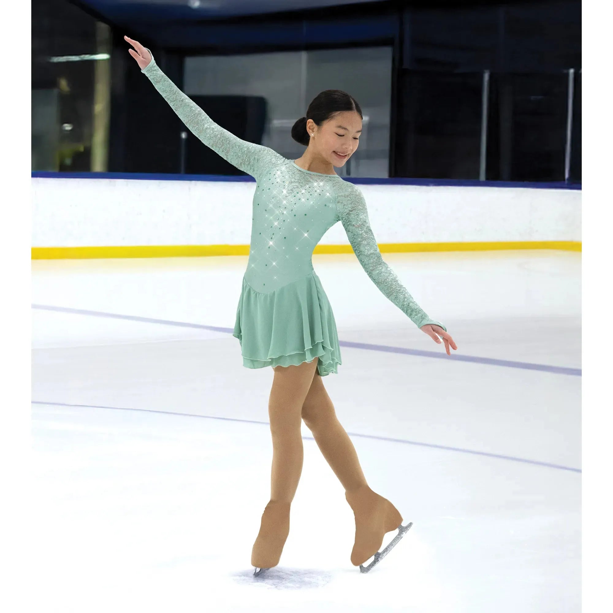 AA051-GG For Good Dress - Green Goodness
