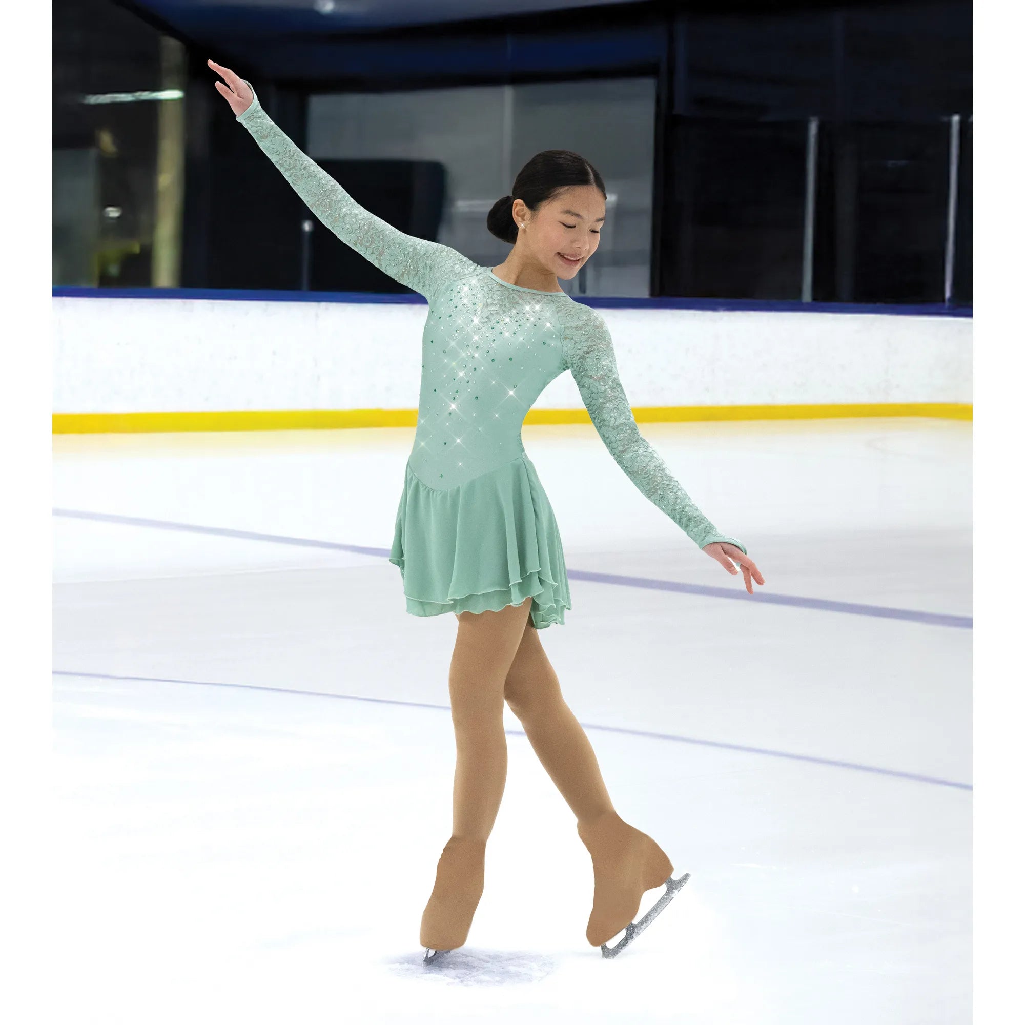 AA051-GG For Good Dress - Green Goodness