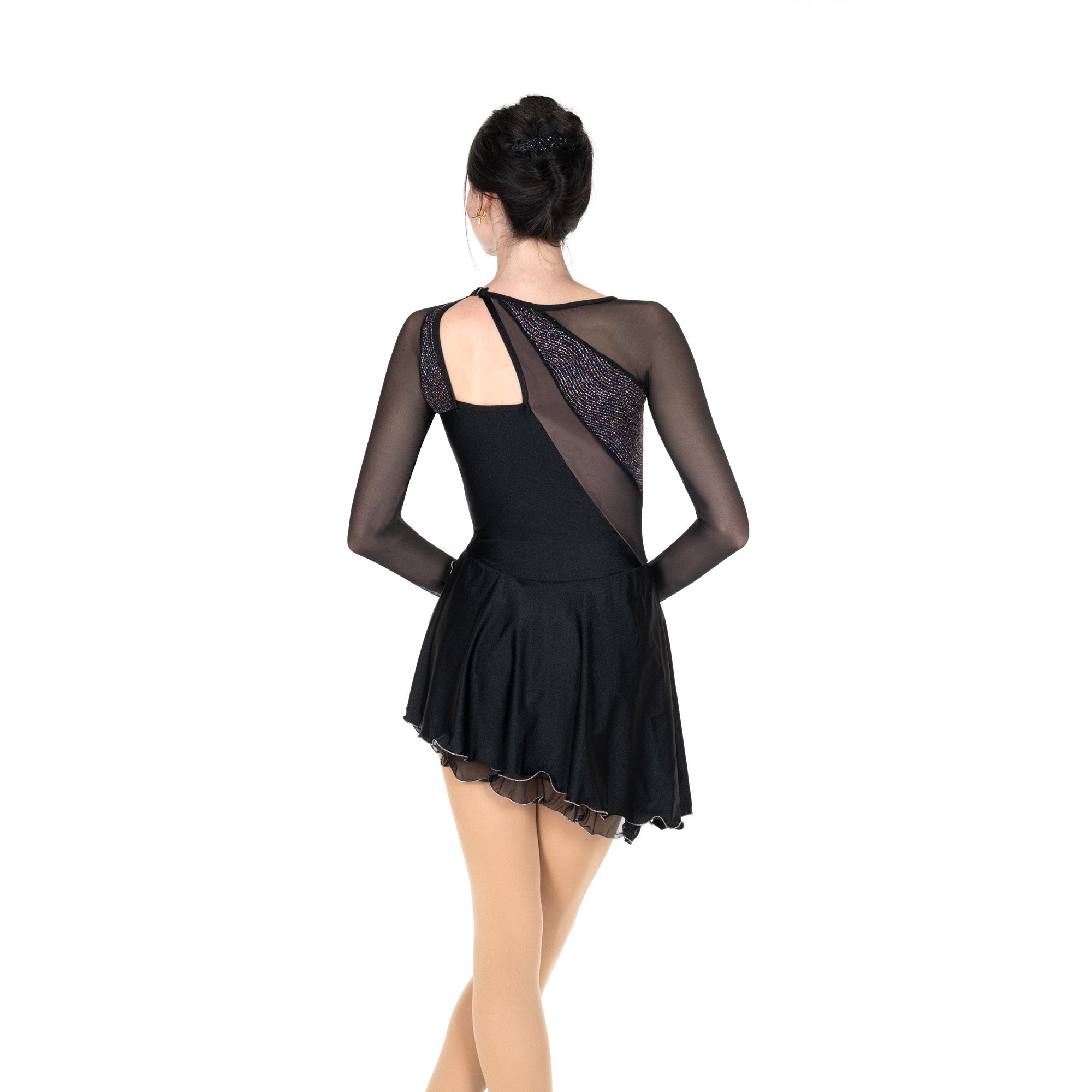AA055 Strings of Stars Figure Skate Dress
