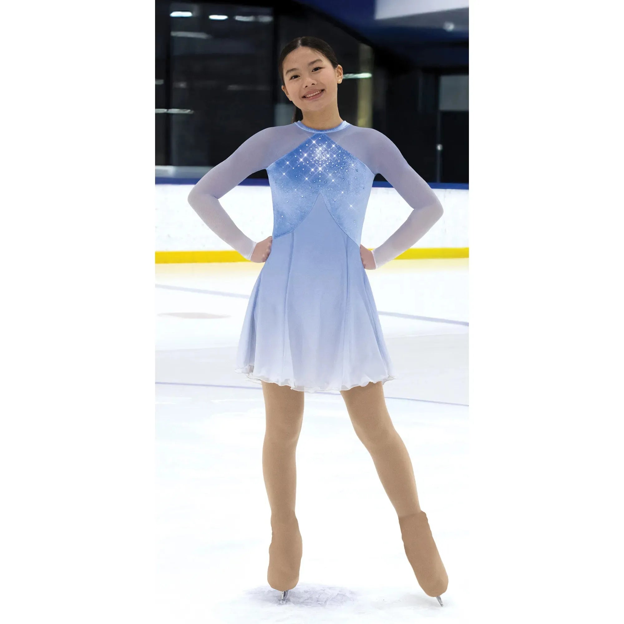 AA076 Porcelain Blue Dress