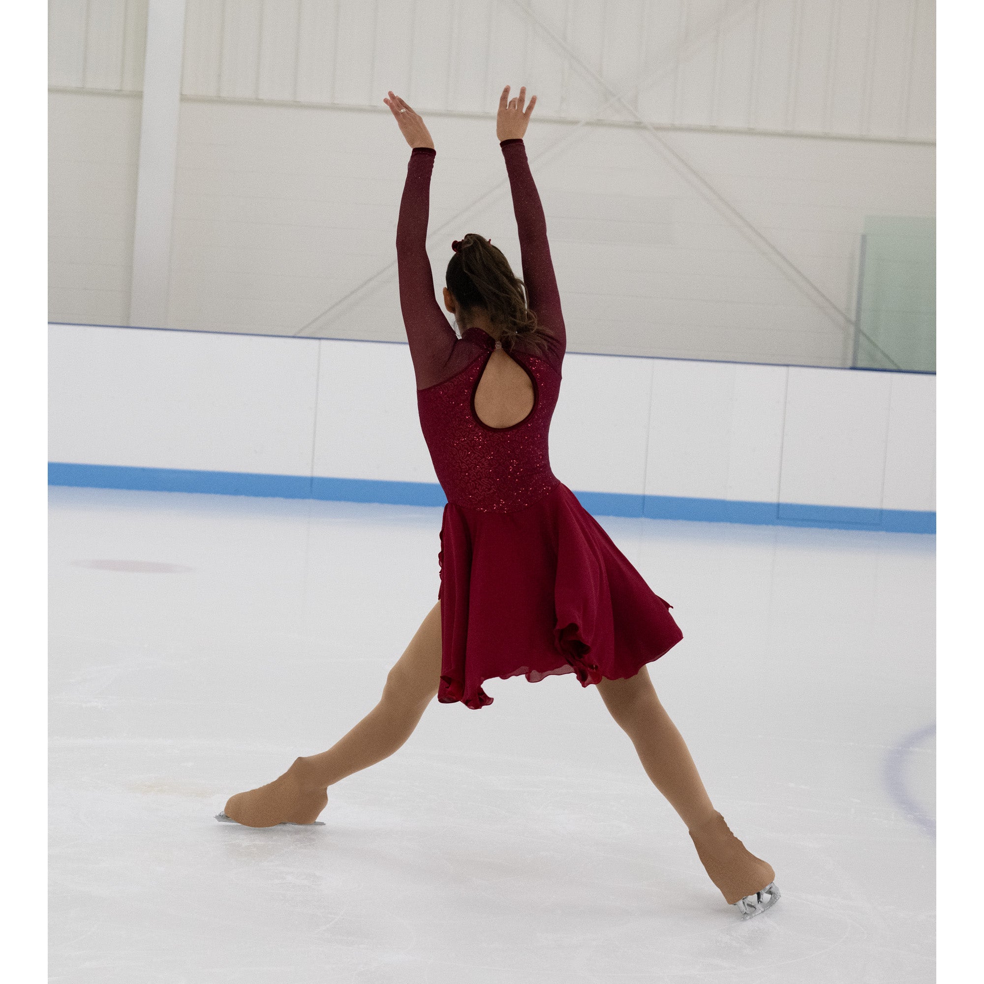 AD102 Cabernet Canasta Dance Dress