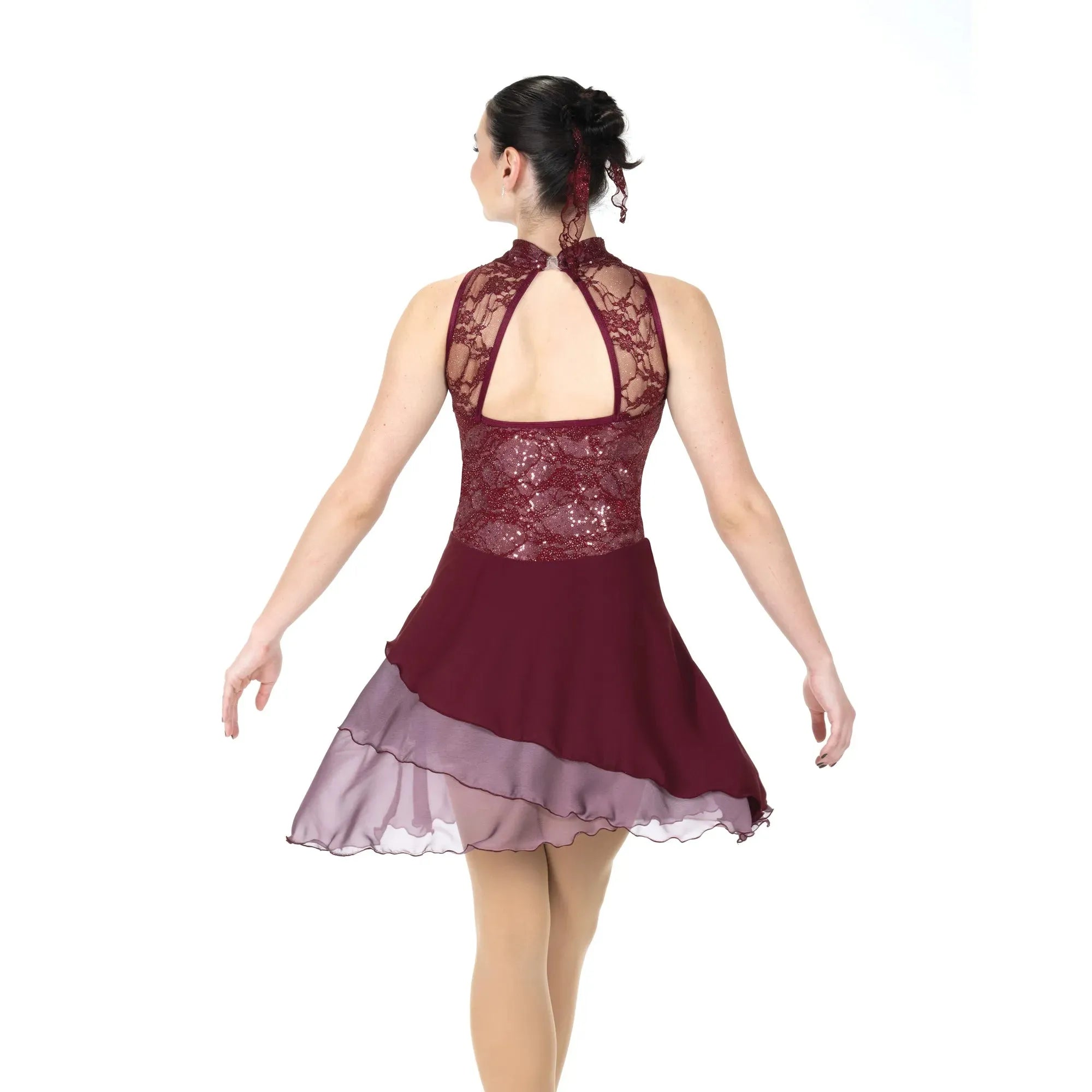 AD110 Merlot Mambo Dance Dress