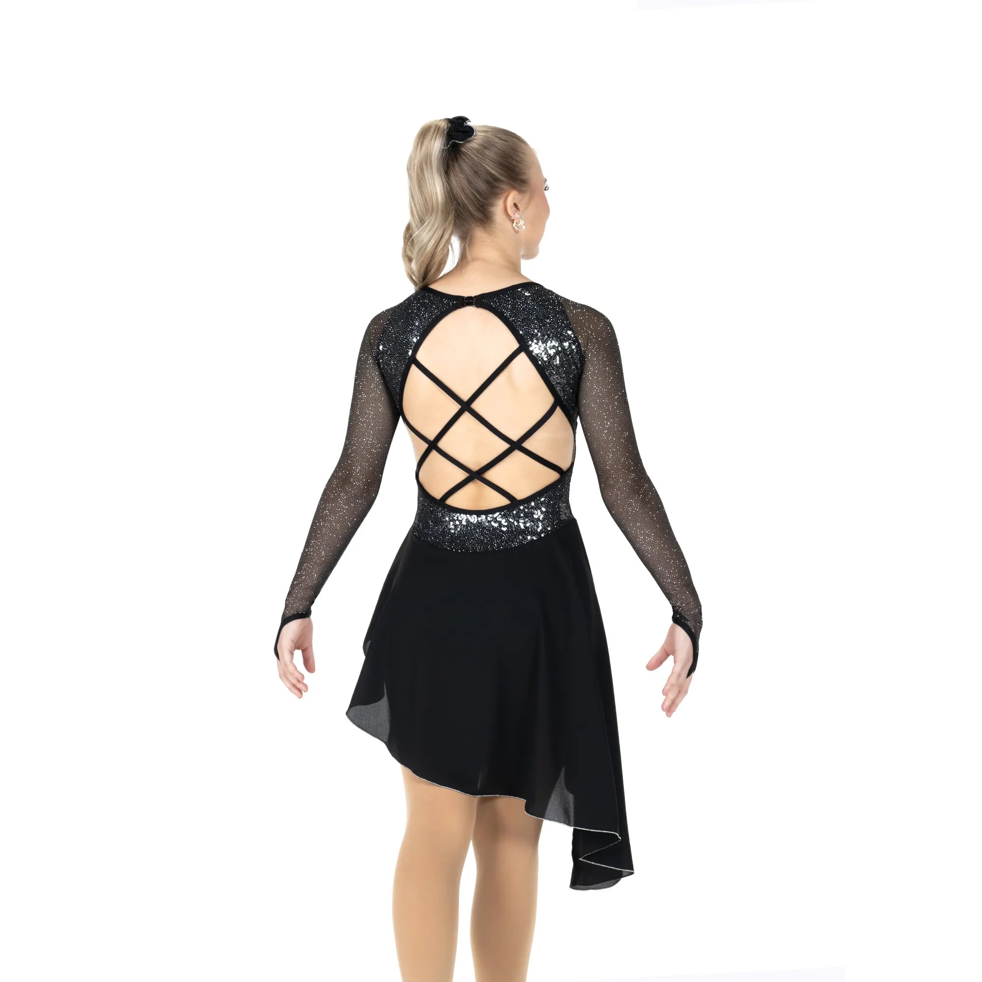 AD118-B Darkening Dance Dance Dress Black