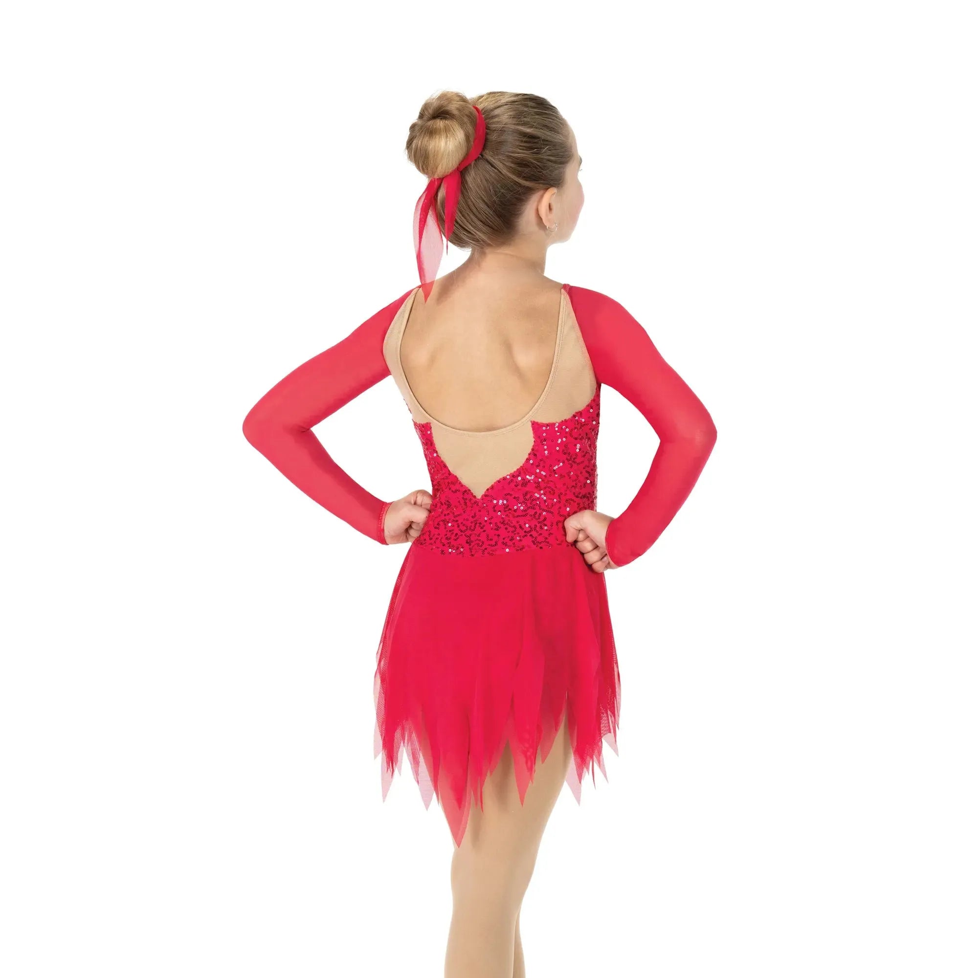AJ377-L Fire & Ice Dress - Lava