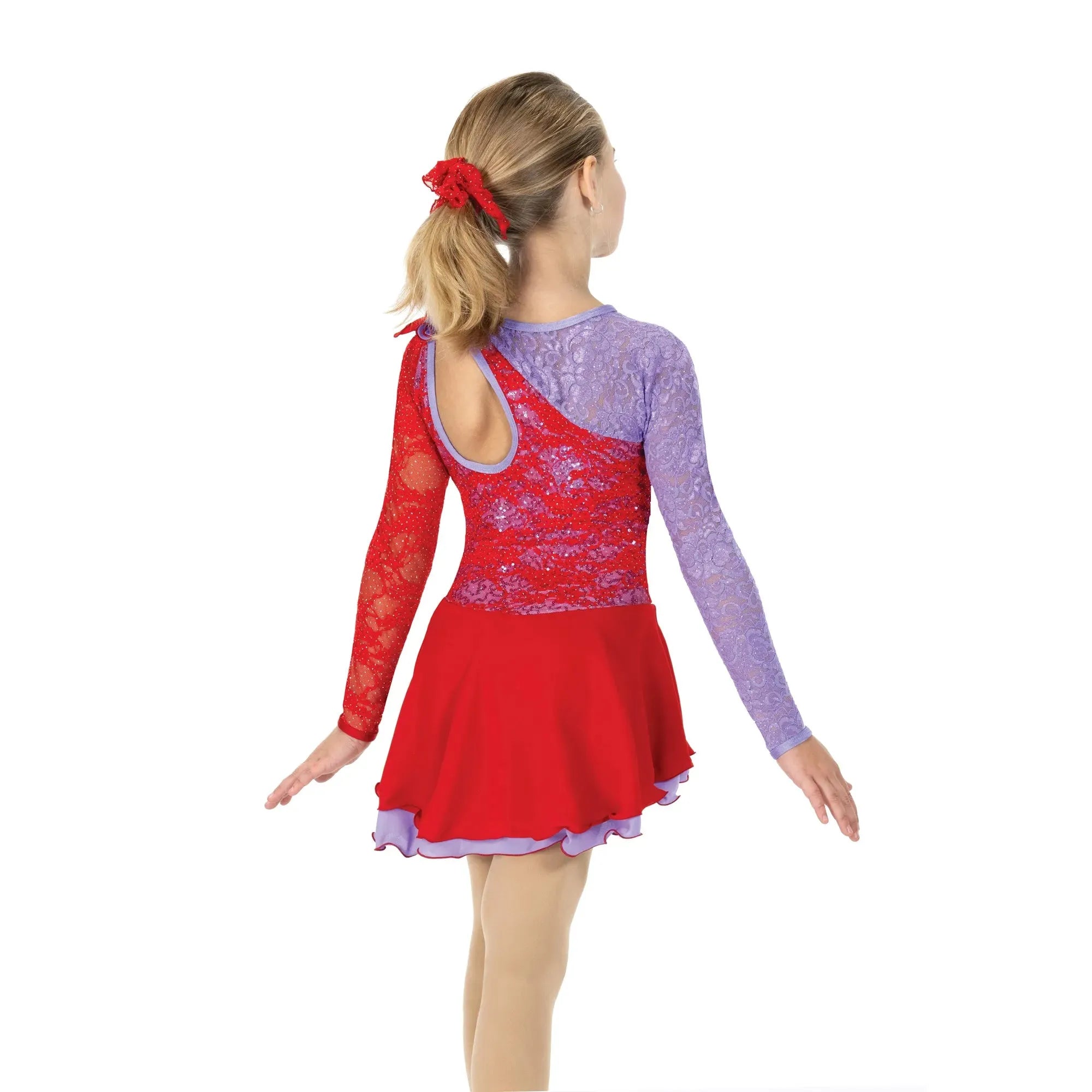 AJ389 Roses & Violets Dress