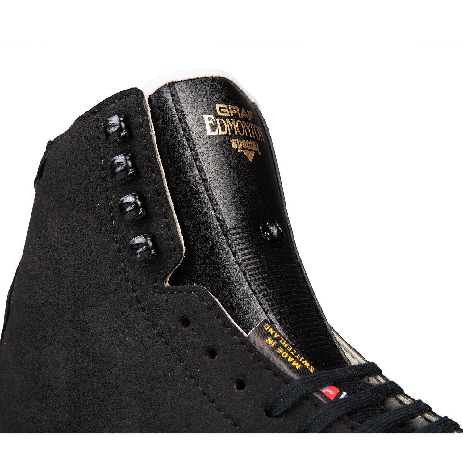 Black Graf Edmonton Special skate boot close-up