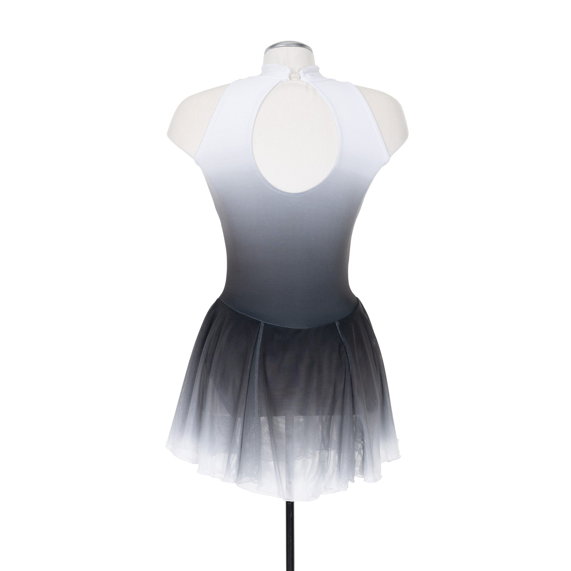 Robe de patinage artistique Ombre F25005-WO Blanc Ombre