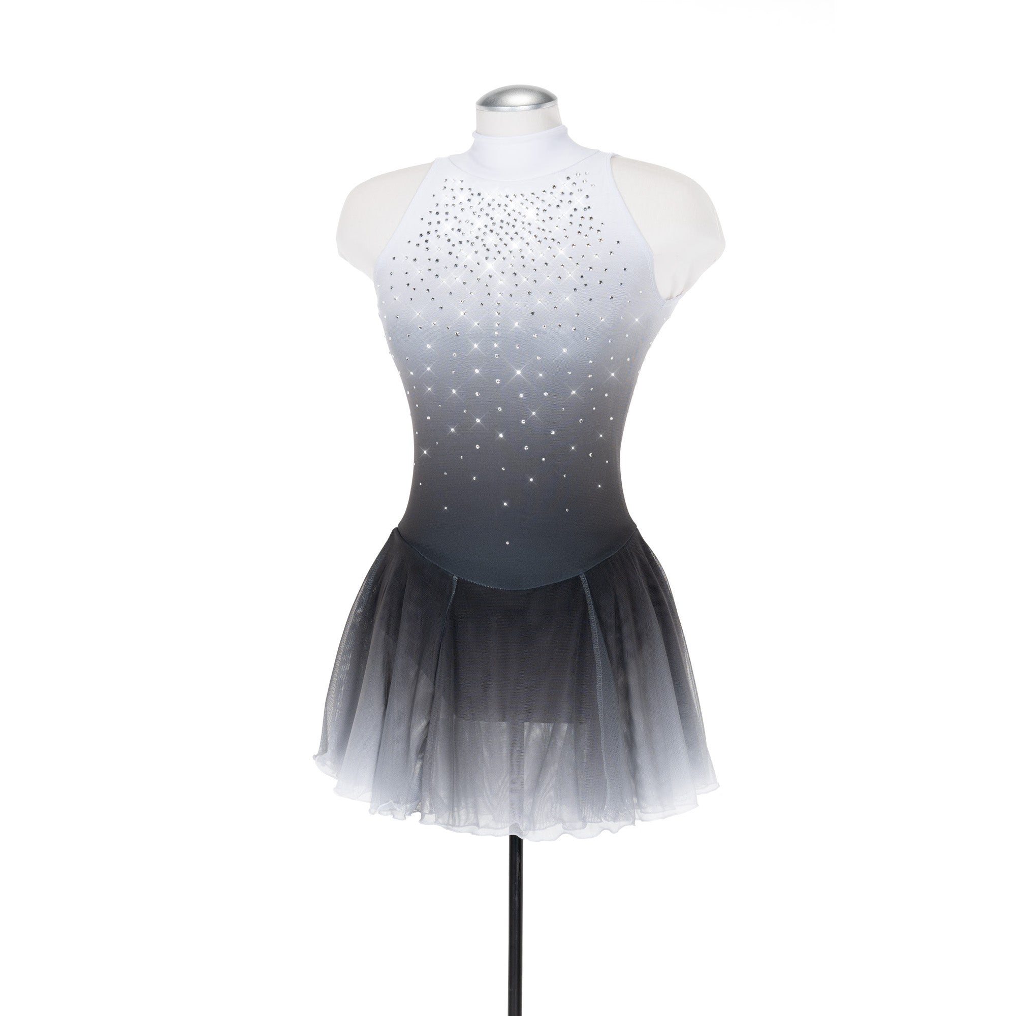 F25005-WO Ombre Figure Skate Dress | Lycra, High Neck F25005-WO Ombre Figure Skate Dress | Lycra, High Neck