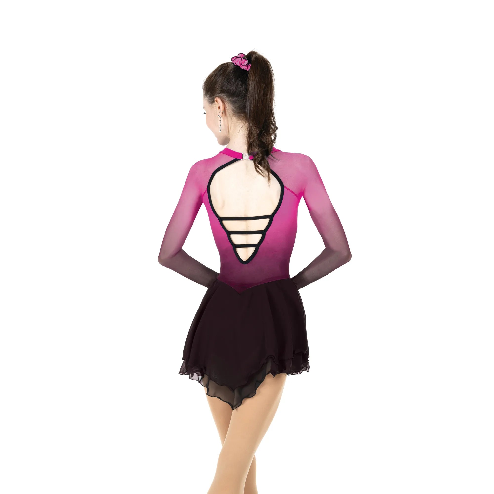 F26010-MD Solitaire Skyline Dress Magenta Dawn