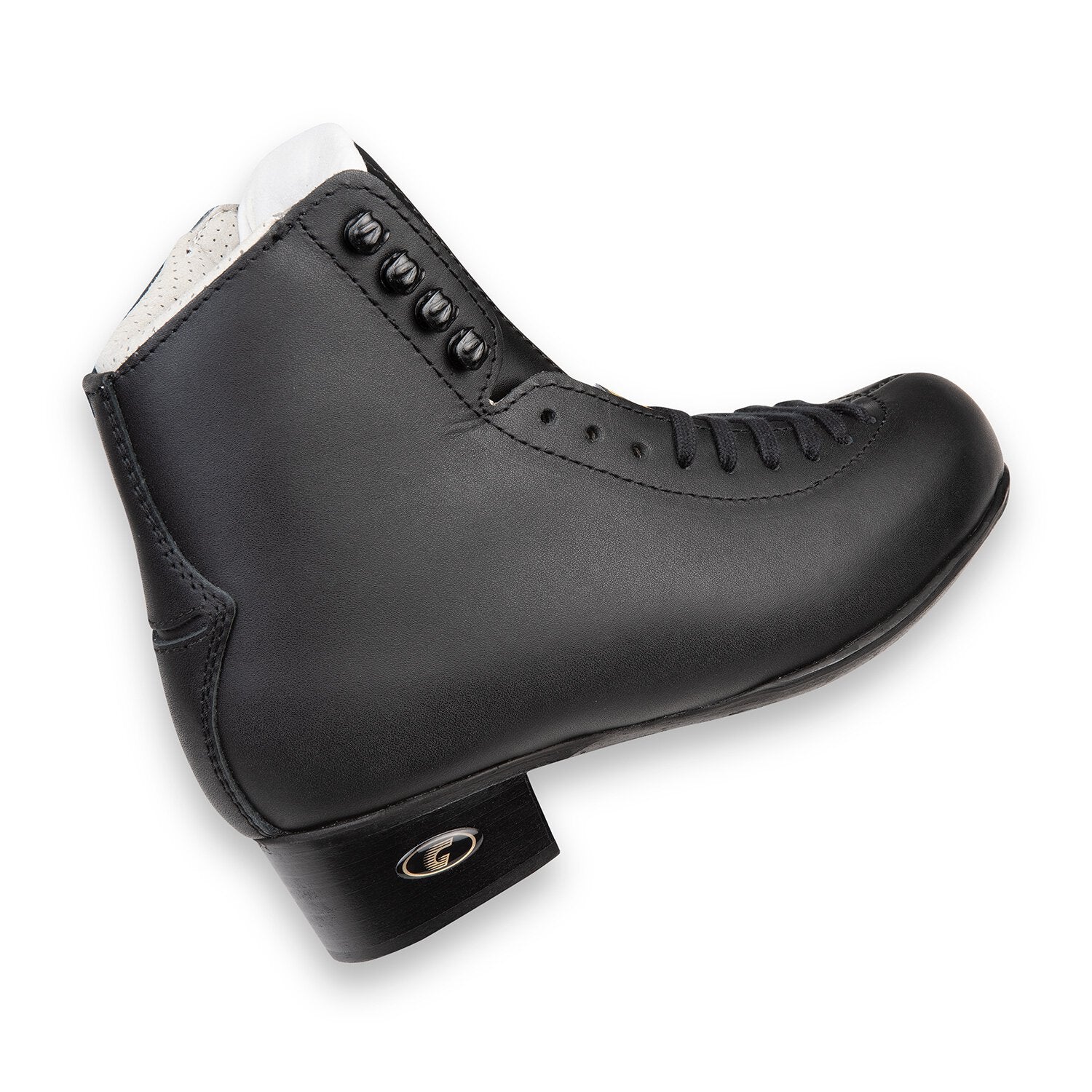 Black Graf Richmond Special figure skate boot side view