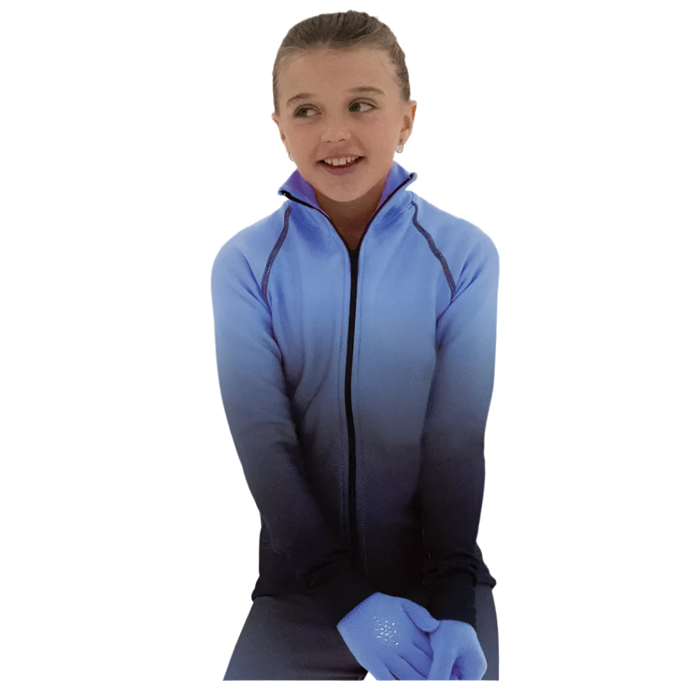 JRS224-JK-BB Shadow Fleece Jacket Bluebell