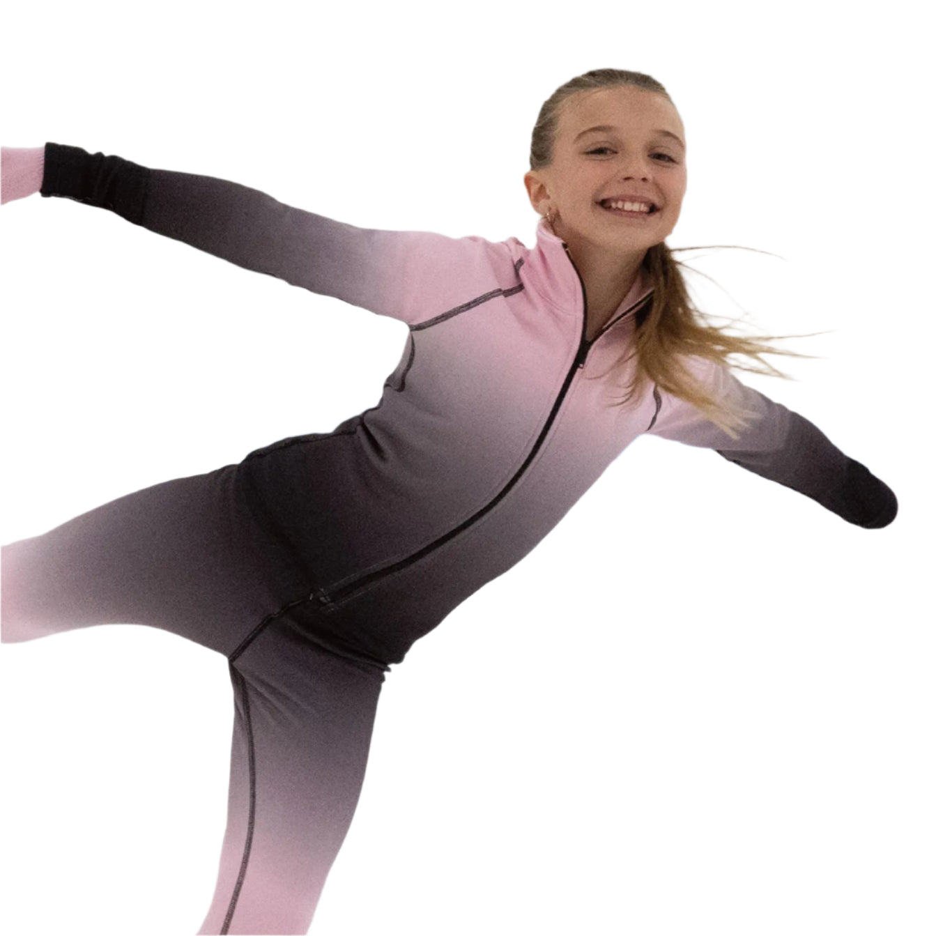 JRS224-JK-PK Shadow Fleece Jacket Pink