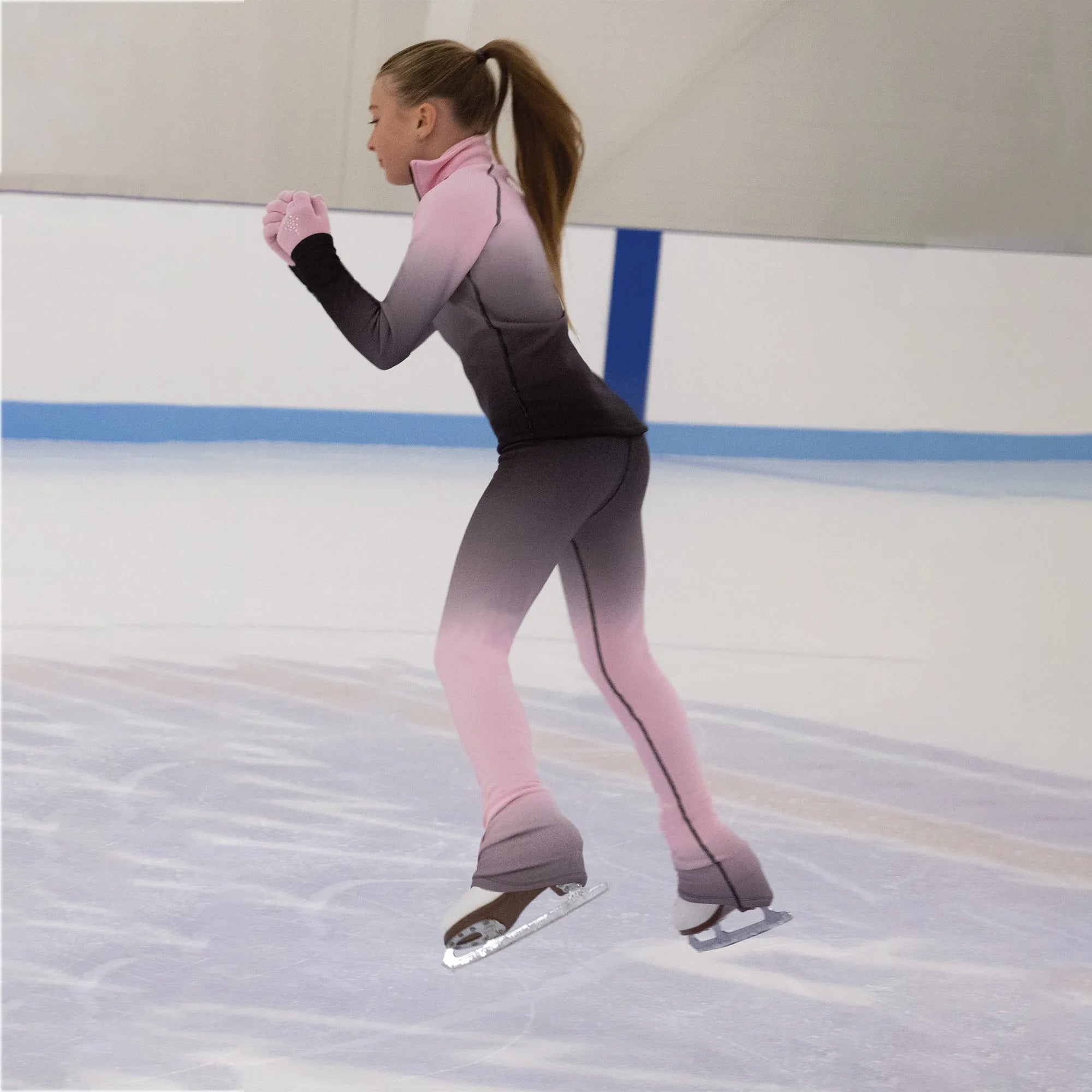 JRS224-JK-PK Shadow Fleece Jacket Pink