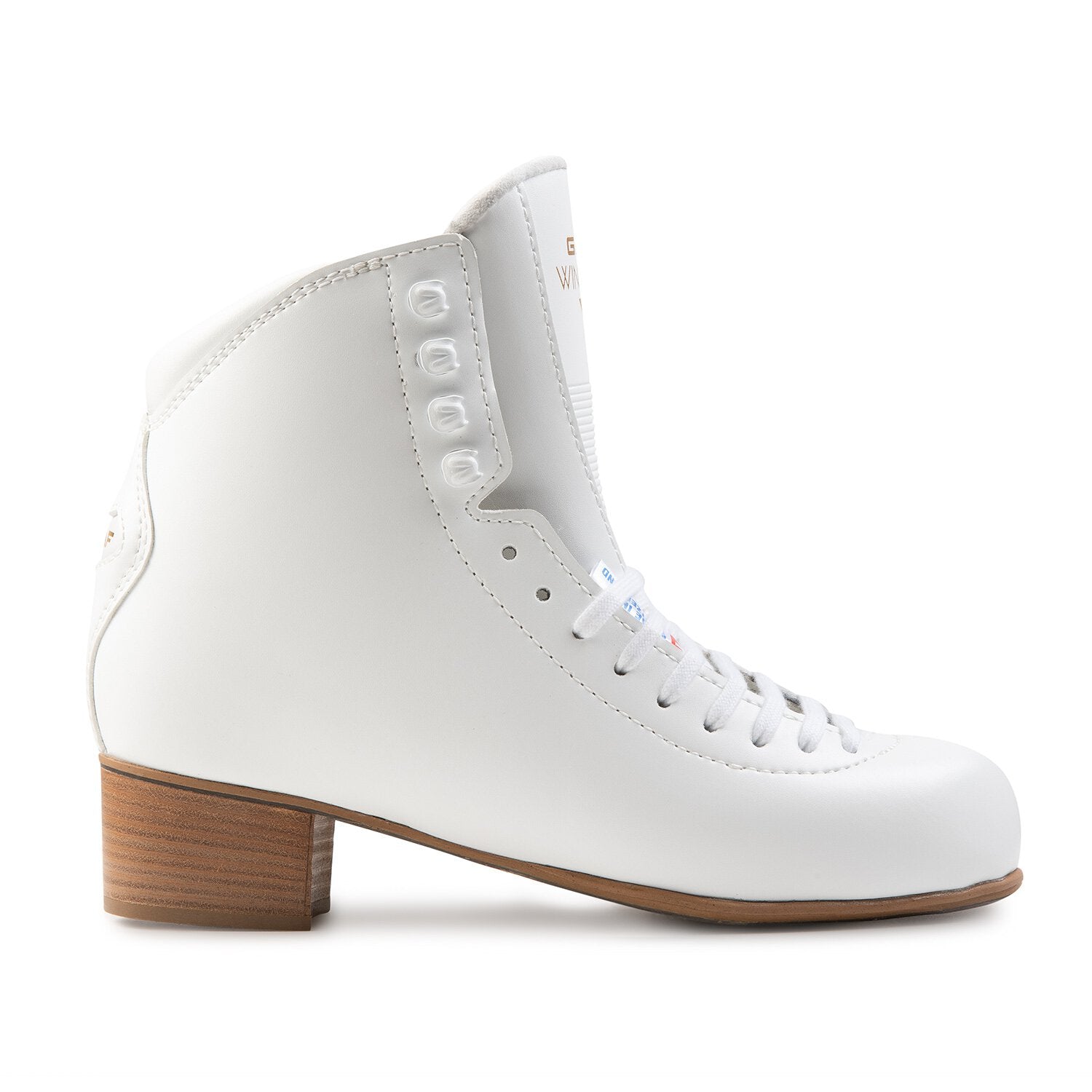 Side view of Graf Windsor Adult Figure Skate Boot