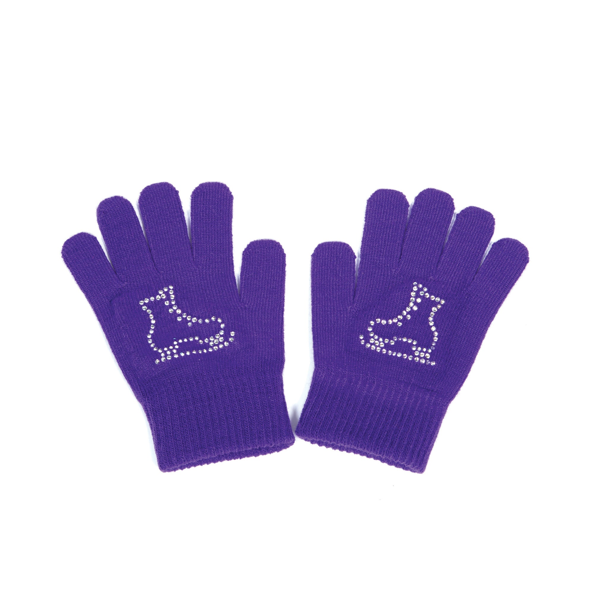 Jerry's Skating World Furry Mini Gloves Royal Purple, Ice Skating -   Canada